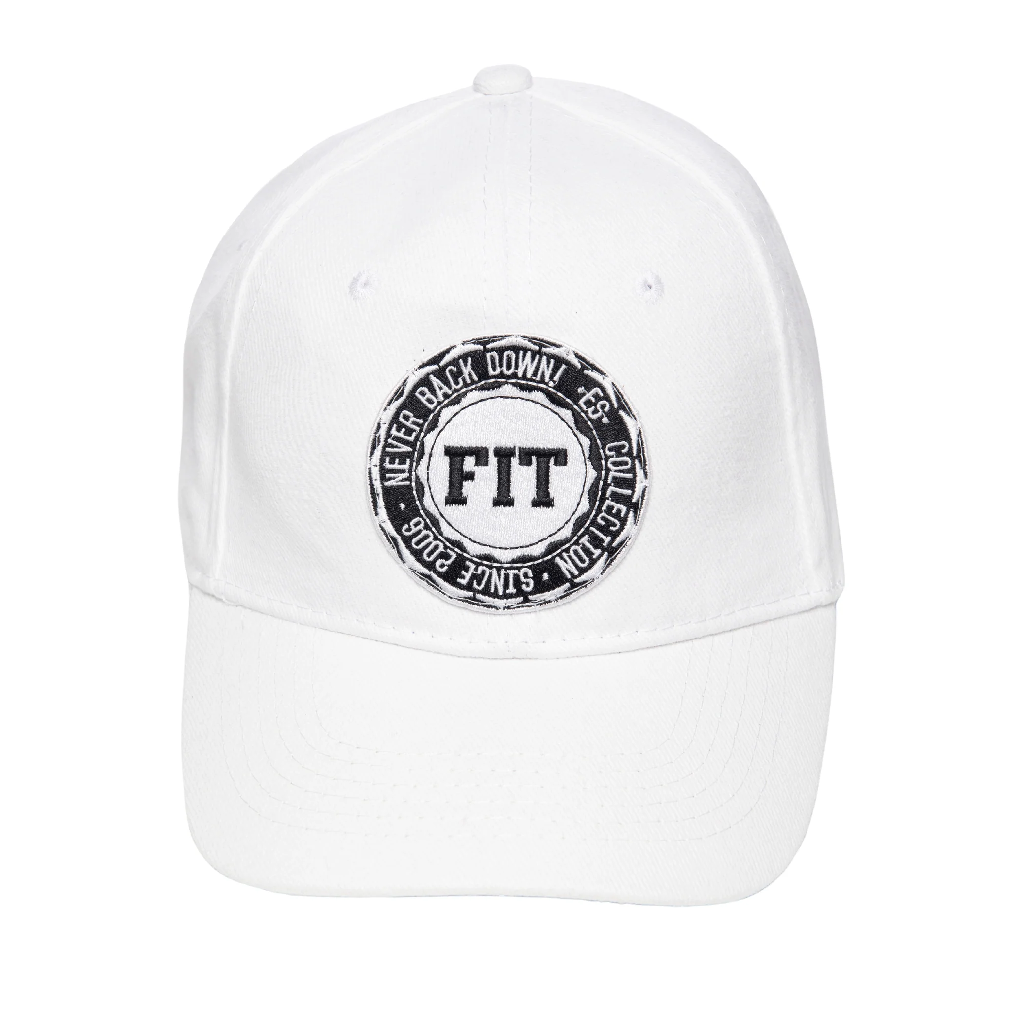ES Collection Fit Cotton Cap White CAP008 - Image 2