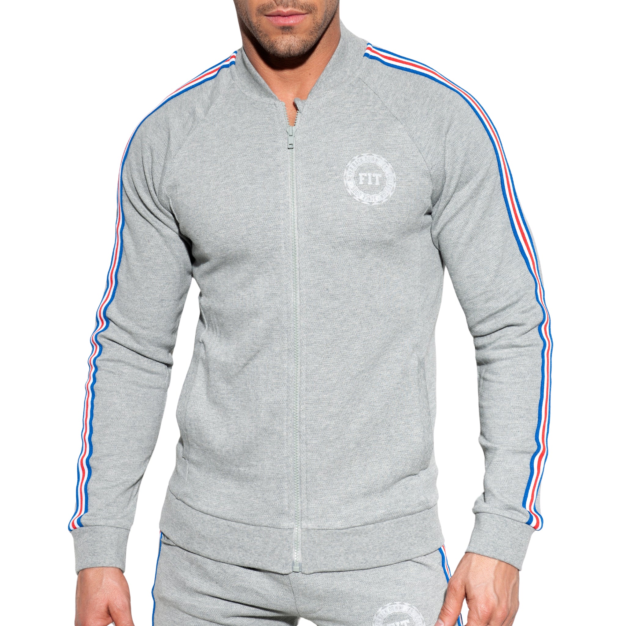 ES Collection Fit Tape Sweatshirt Heather Grey SP208 - Image 2