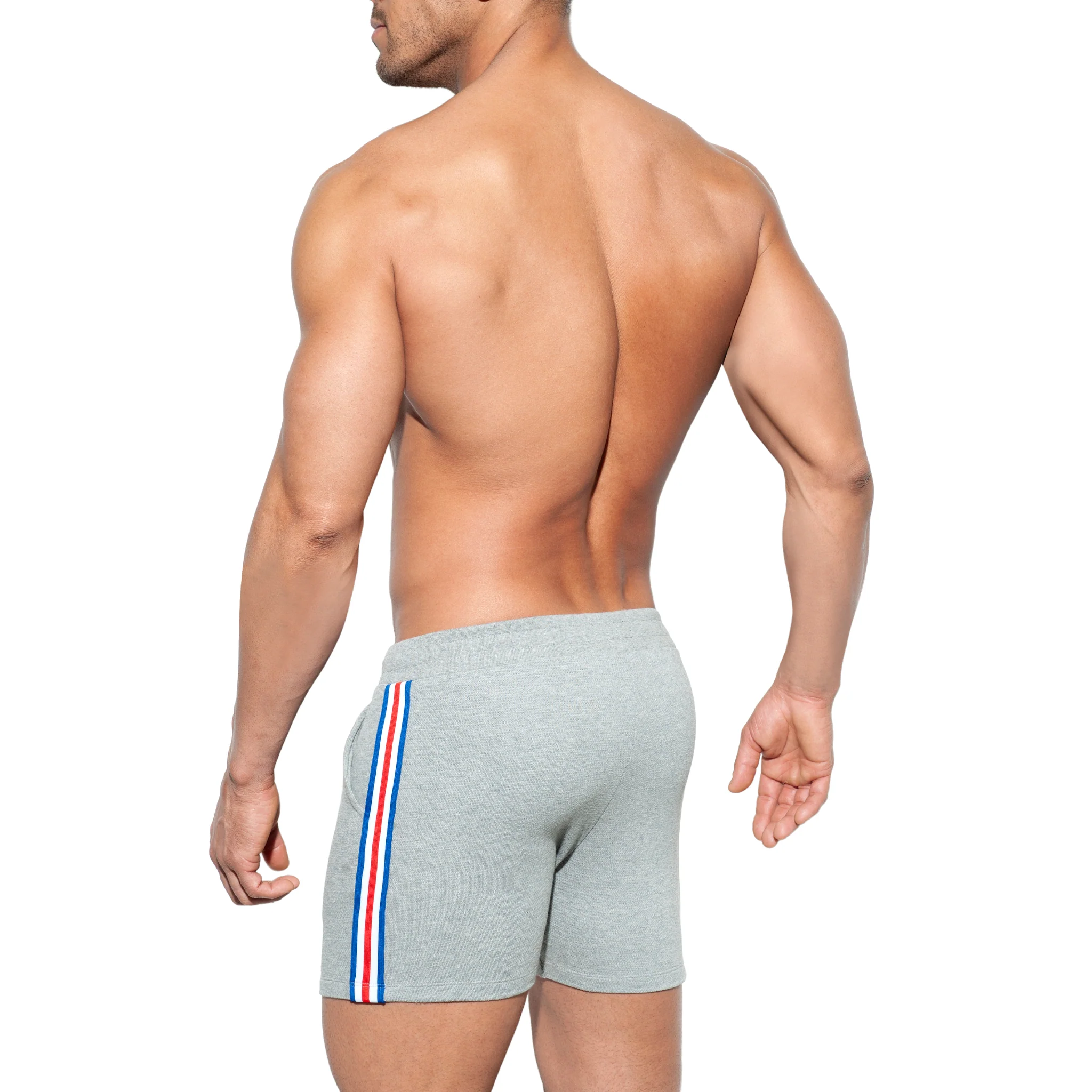 ES Collection Fit Tape Sport Short Heather Grey SP210 - Image 3