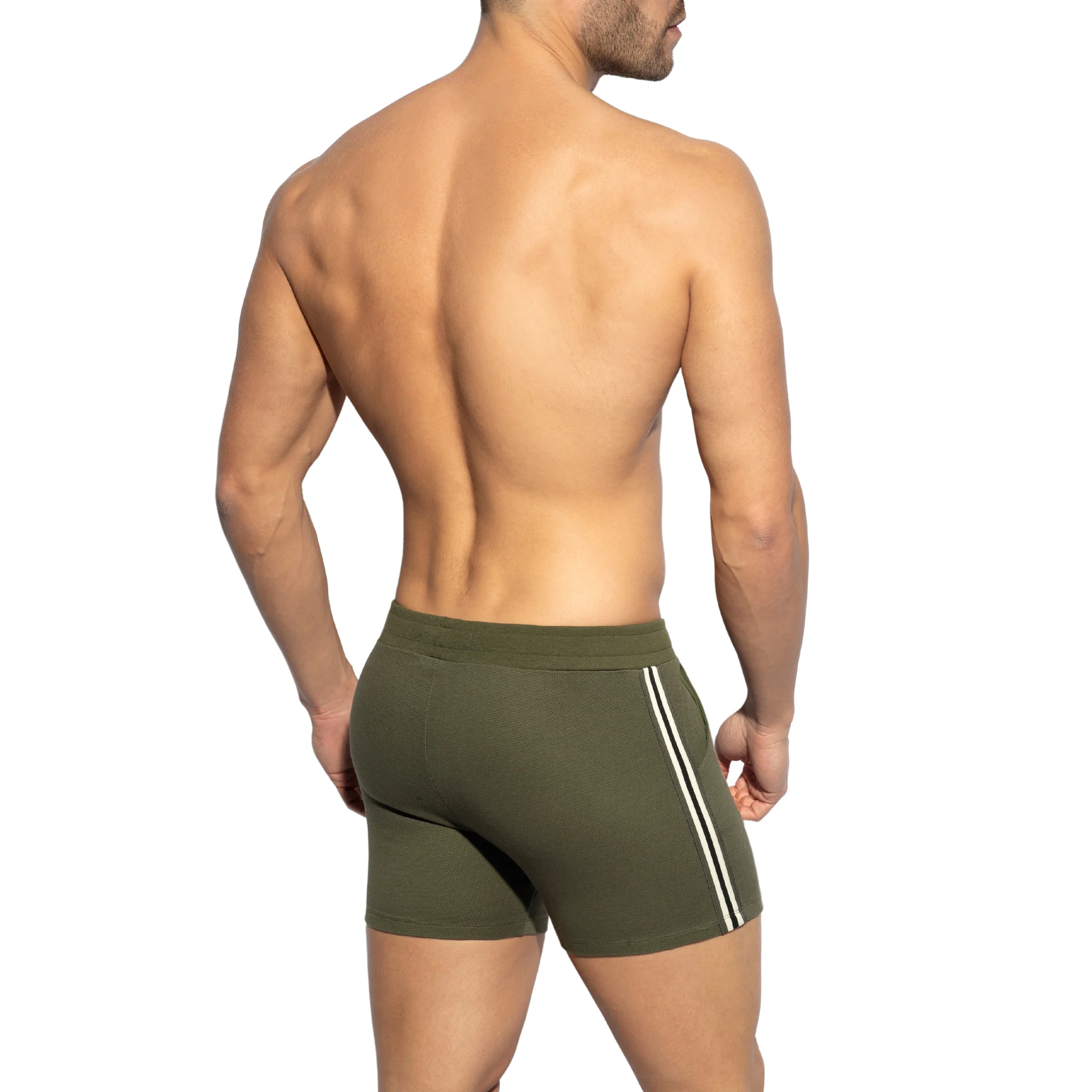 ES Collection Fit Tape Sport Short Khaki SP210 - Image 3