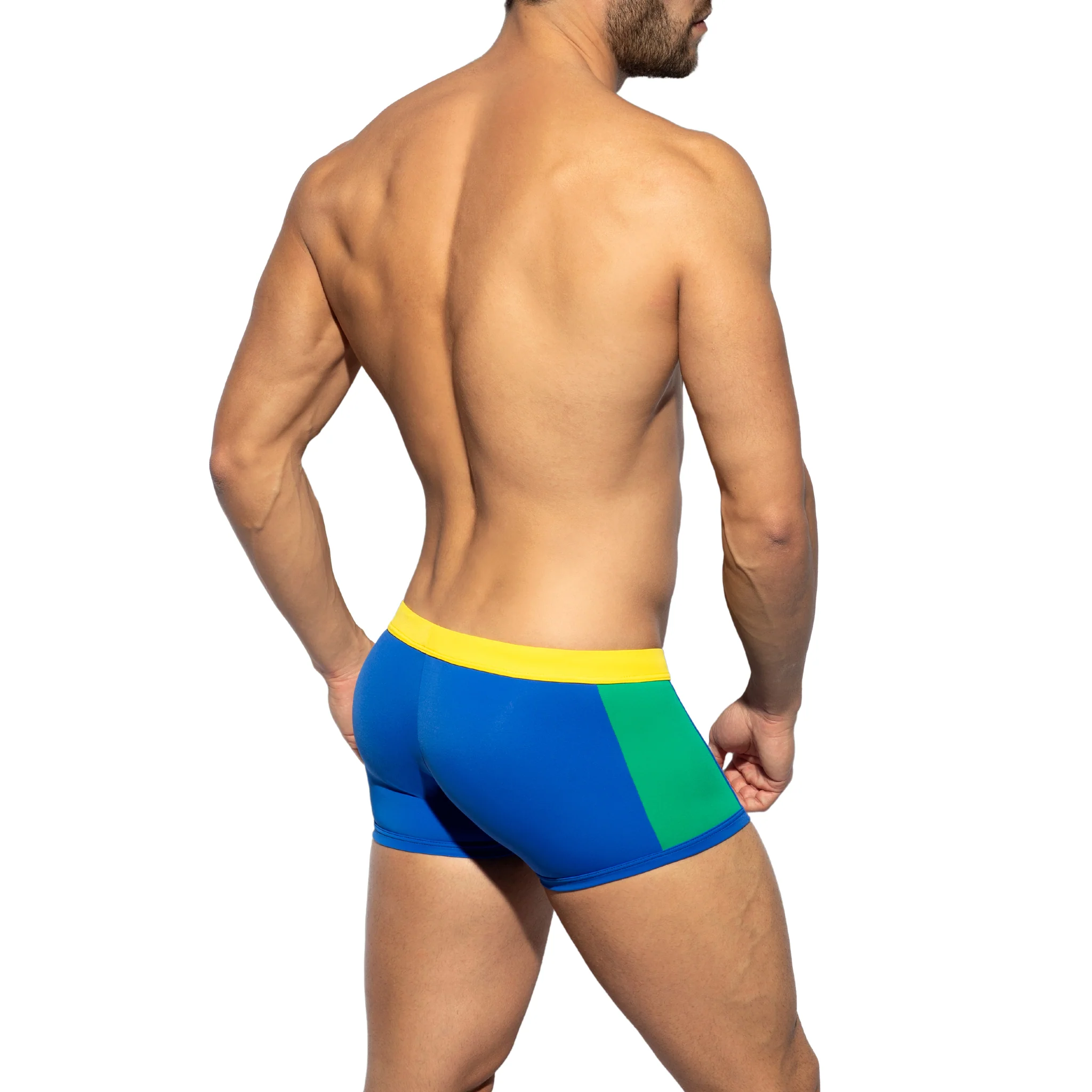 ES Collection Flags Swim Trunk Royal Blue 2209 - Image 3