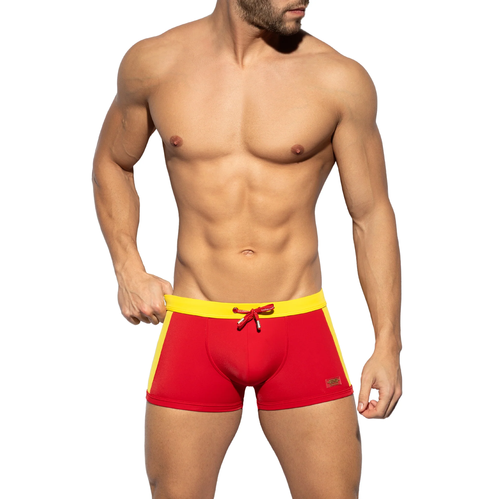ES Collection Flags Swim Trunk Yellow 2209 - Image 2