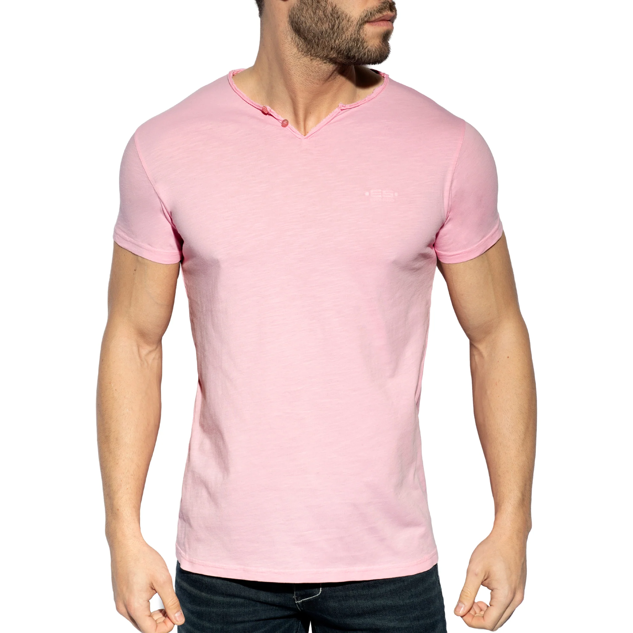 ES Collection Flame Luxury T-Shirt Pink TS305 - Image 2