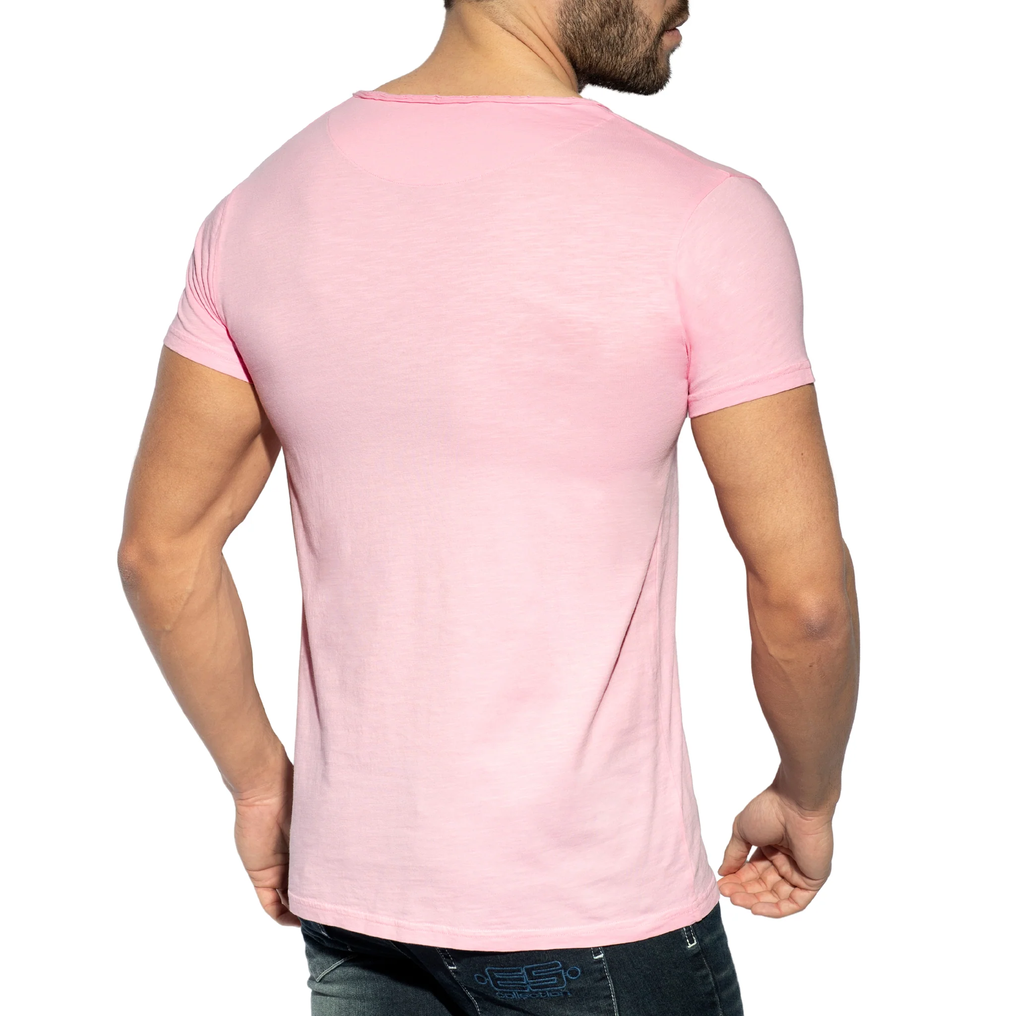 ES Collection Flame Luxury T-Shirt Pink TS305 - Image 3