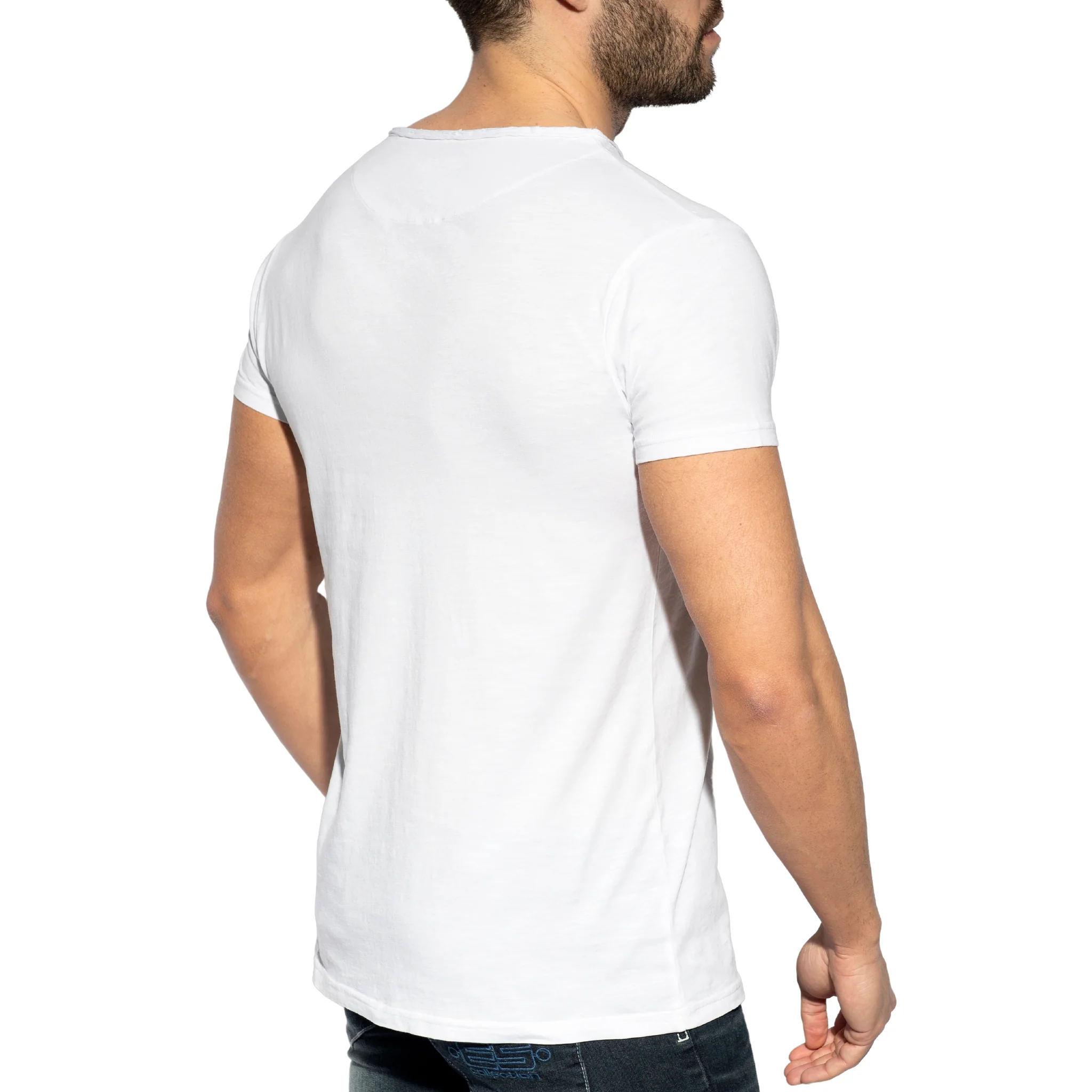 ES Collection Flame Luxury T-Shirt White TS305 - Image 3