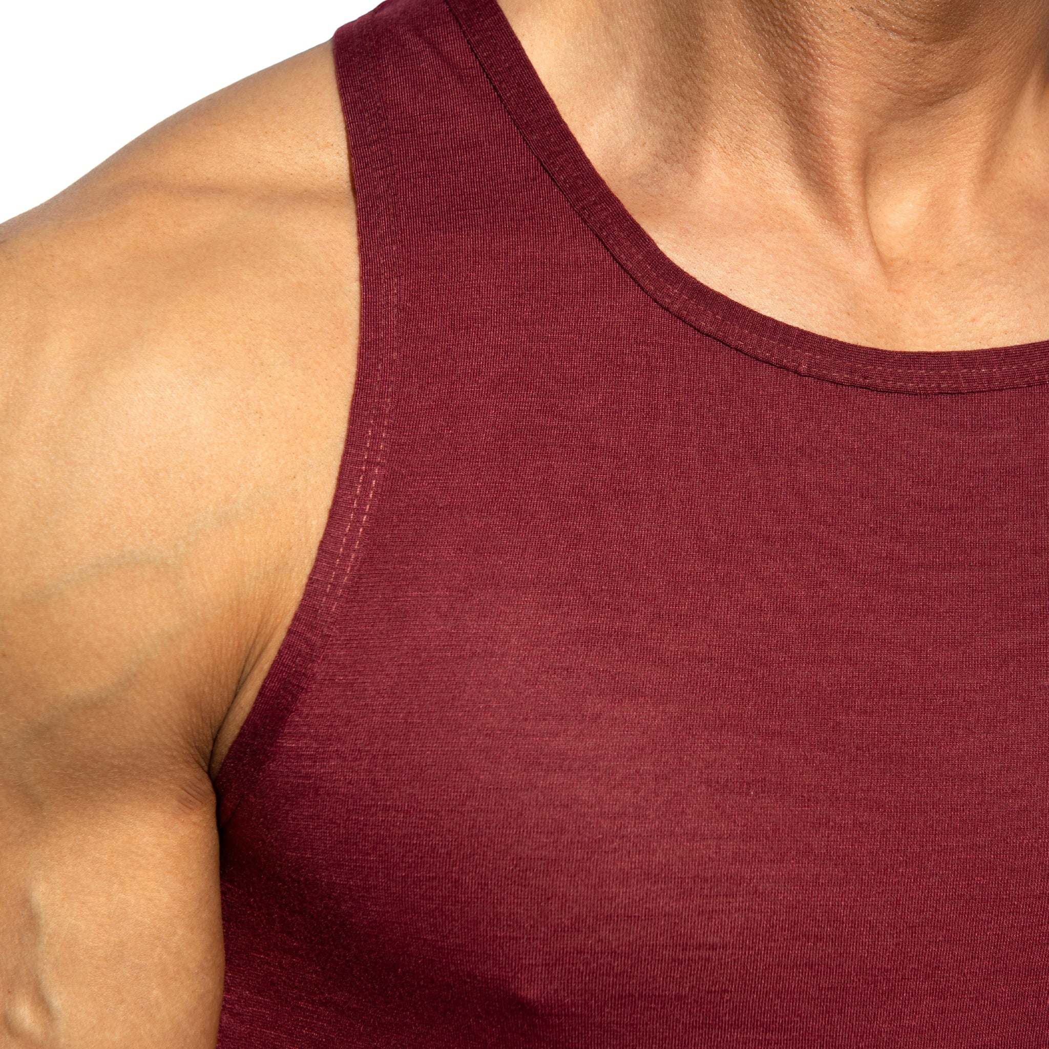 ES Collection Flame Tank Top Aubergine TS284 - Image 4