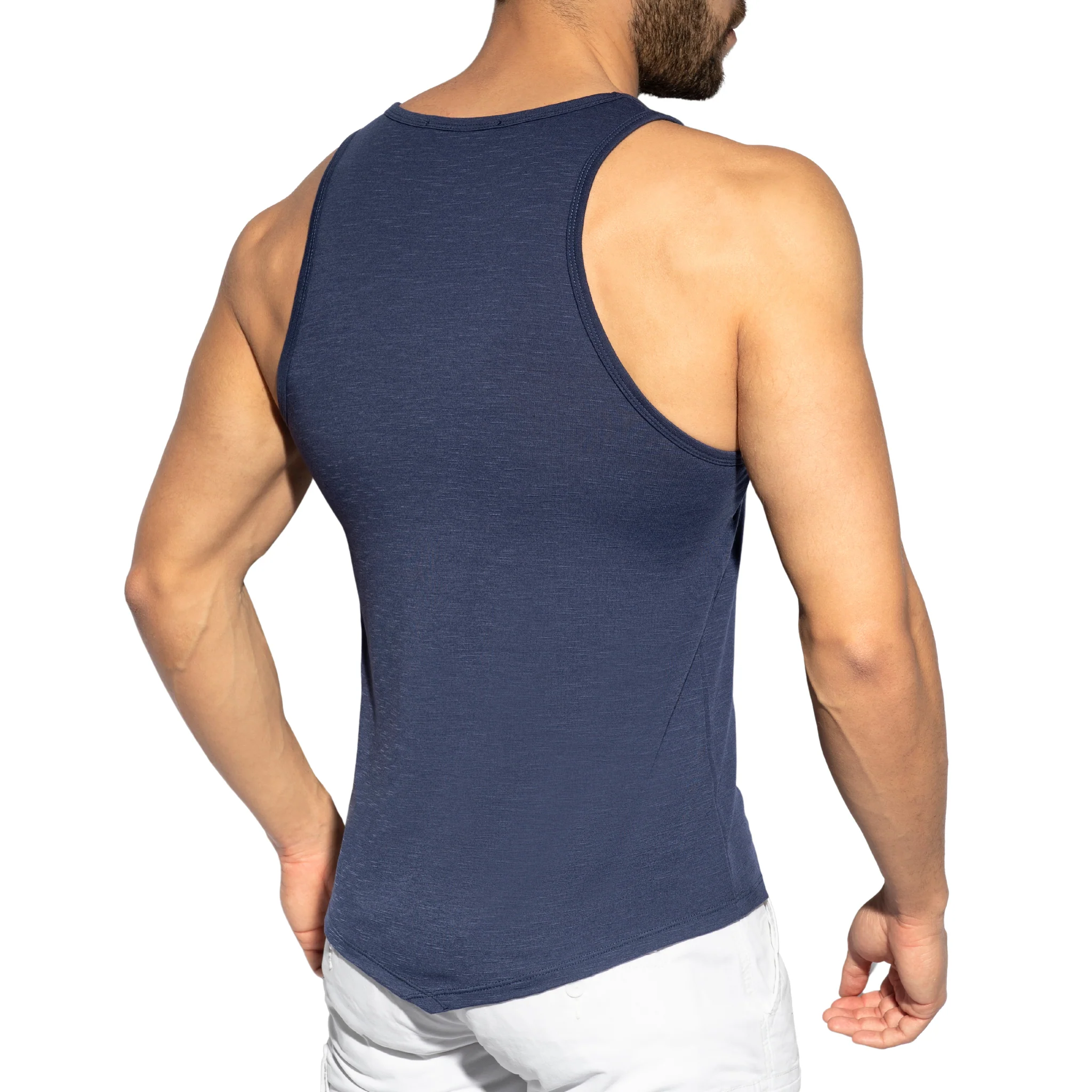 ES Collection Flame Tank Top Navy TS284 - Image 3