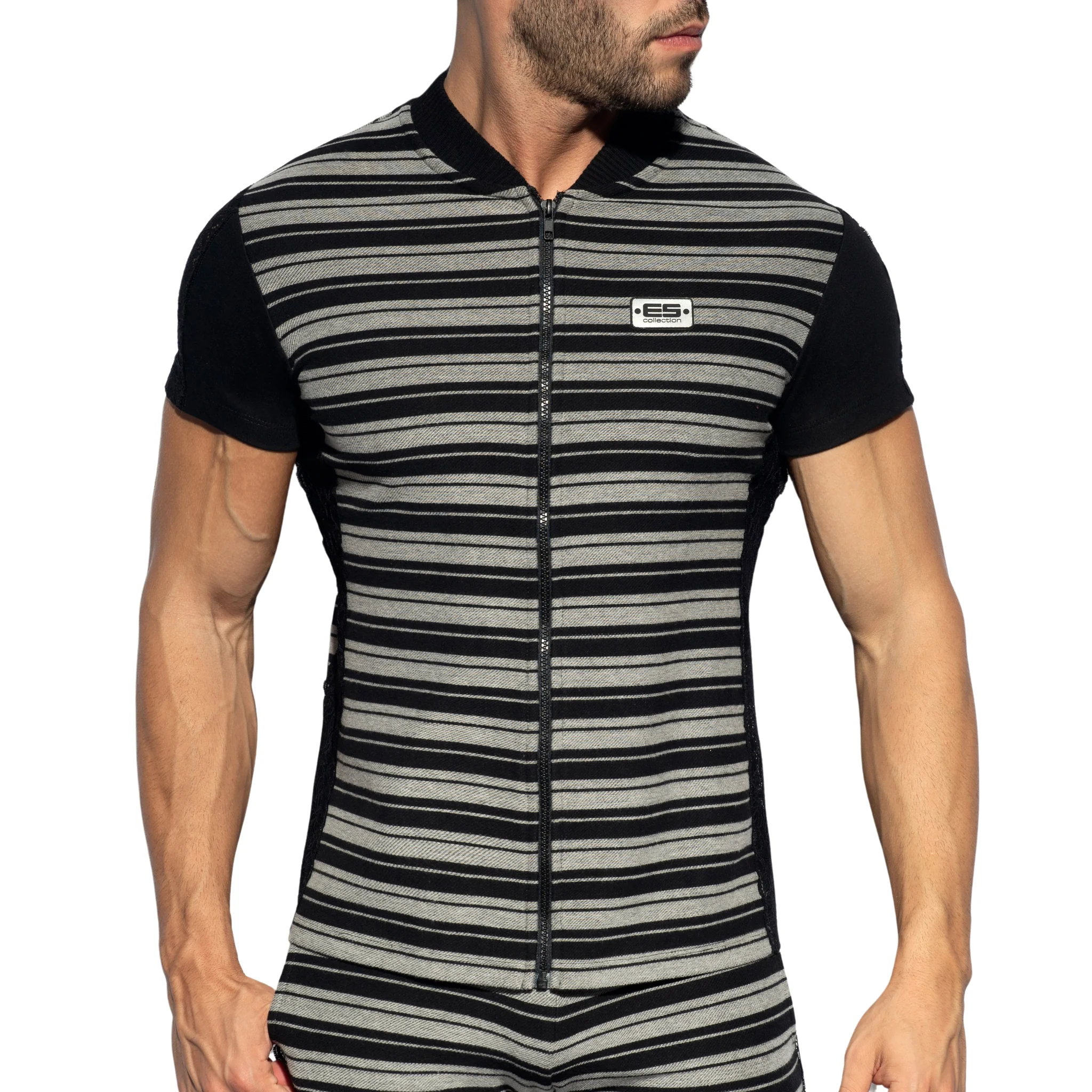 ES Collection Florence Polo-Shirt Black SP314 - Image 2