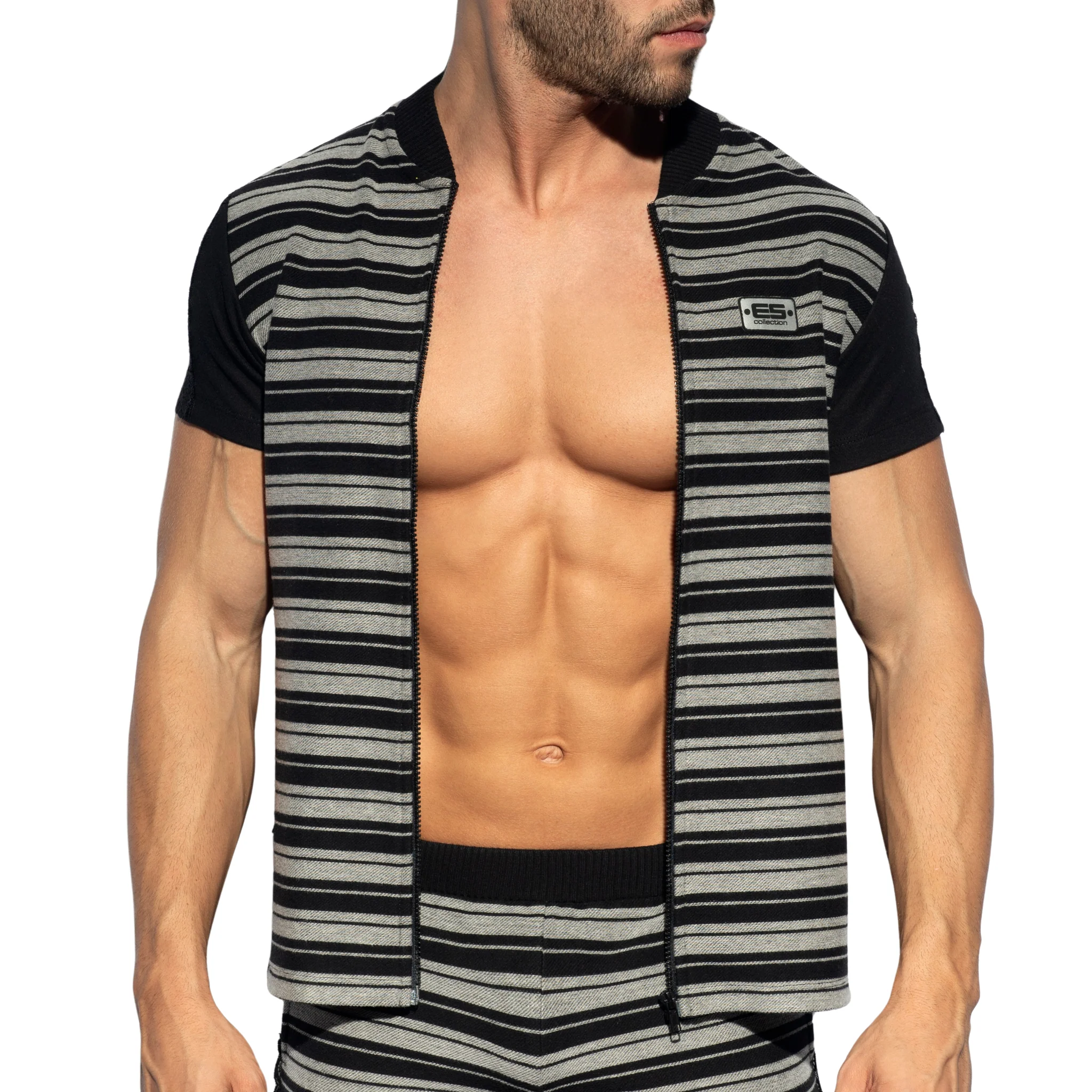 ES Collection Florence Polo-Shirt Black SP314 - Image 4