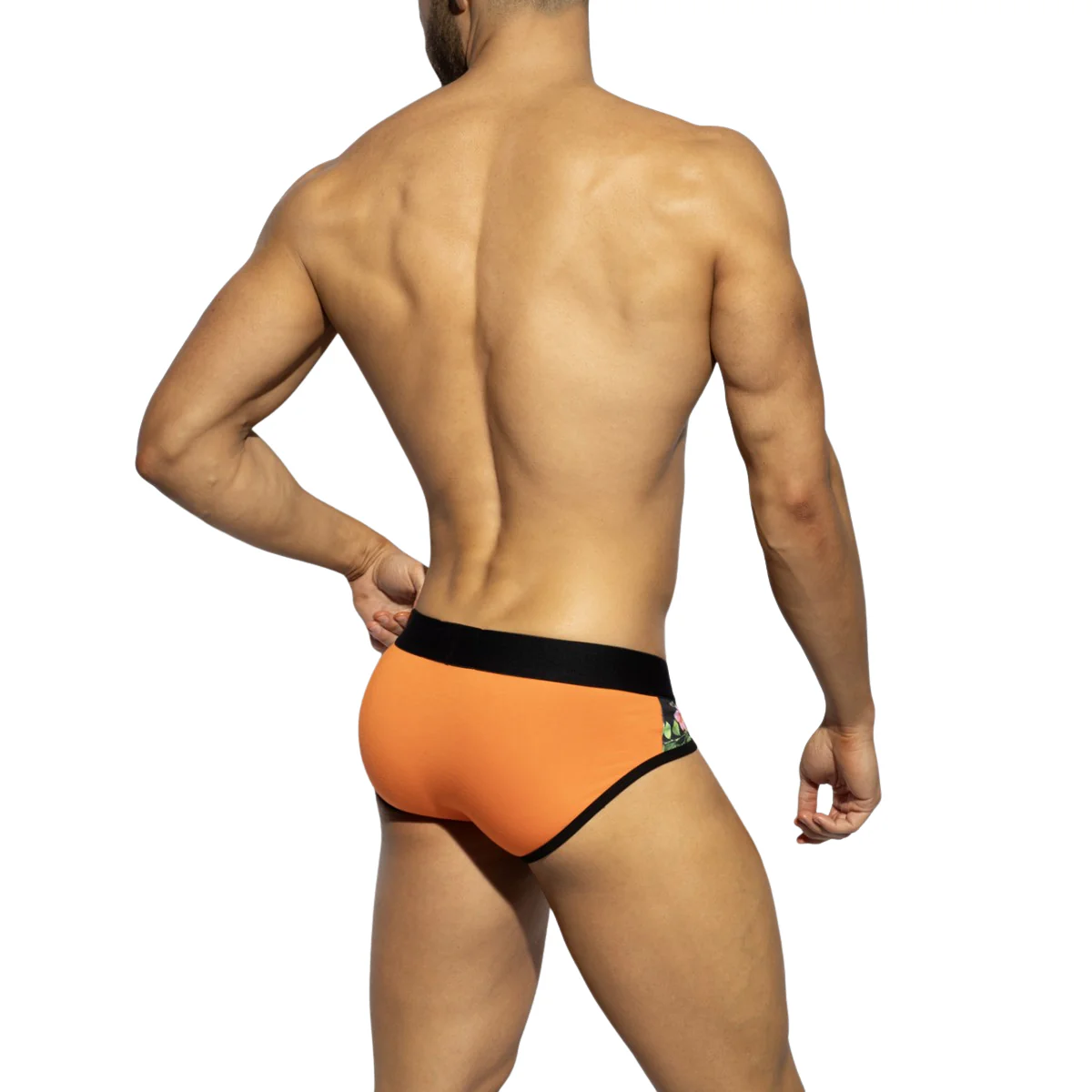 ES Collection Flowery Panel Brief Orange UN2178 - Image 3