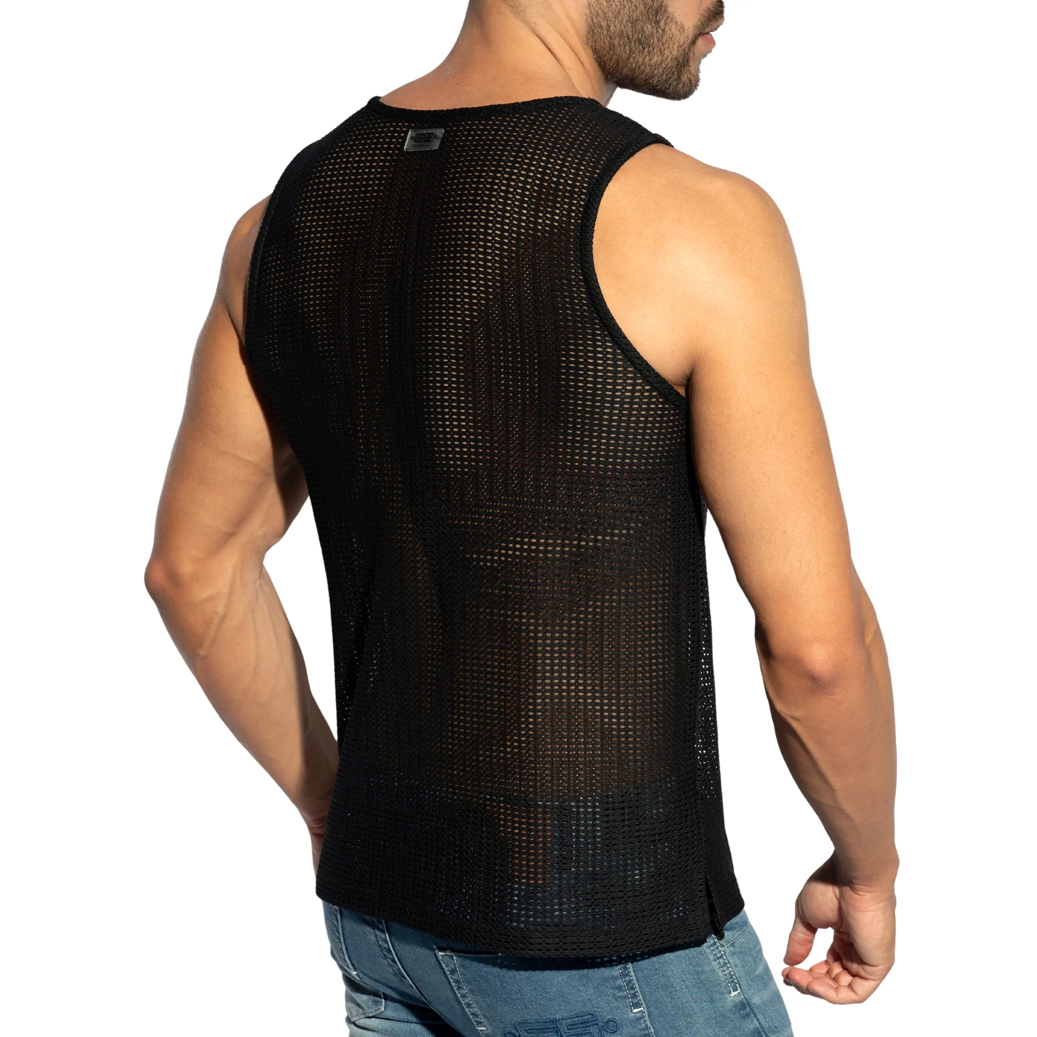 ES Collection Formentera Retro Tank Top Black TS337 - Image 3