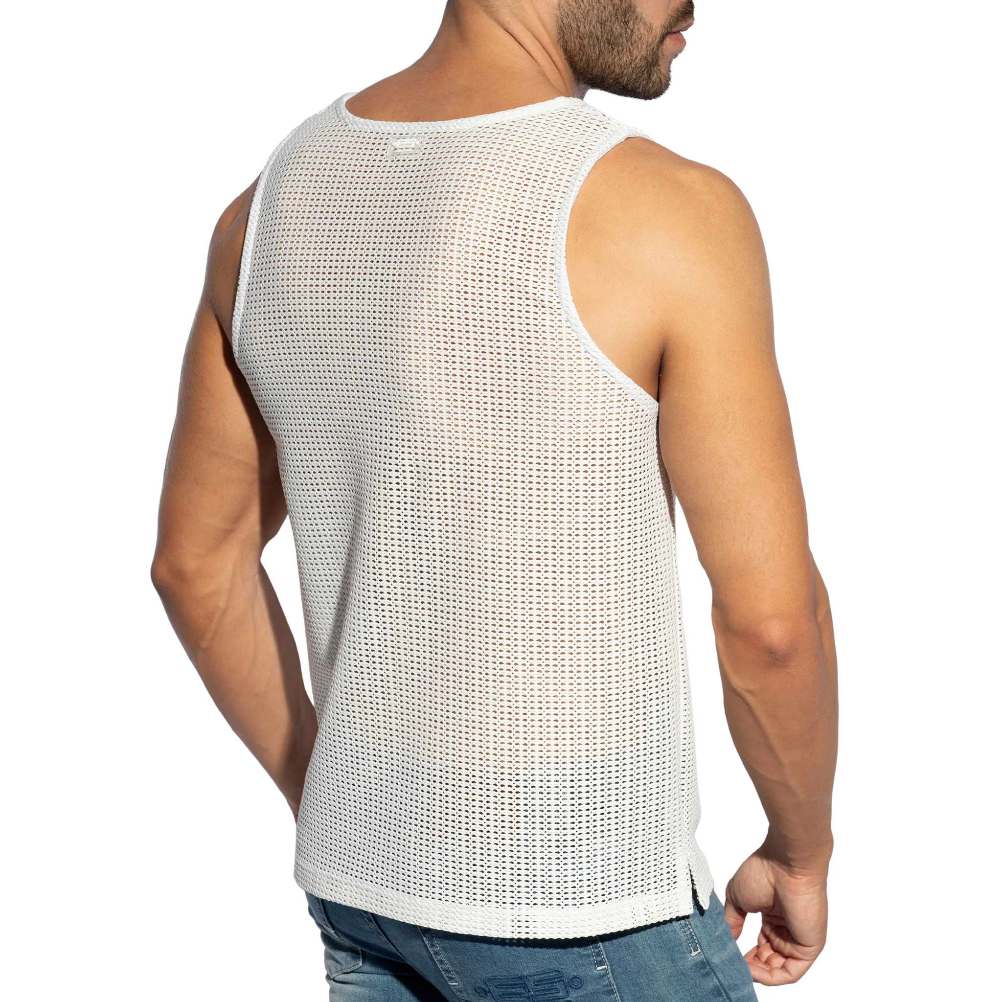ES Collection Formentera Retro Tank Top Ivory TS337 - Image 3