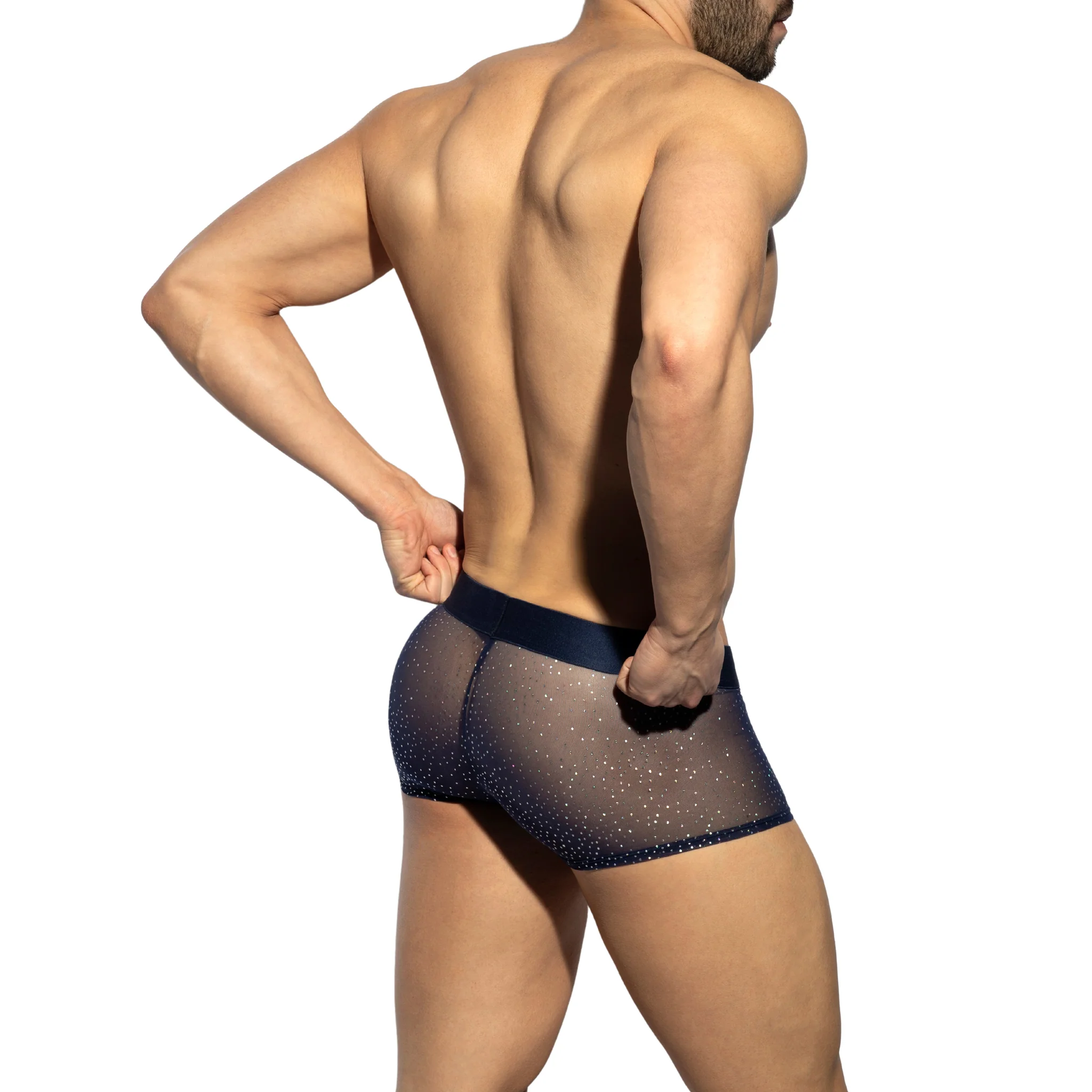 ES Collection Glitter Net Trunk Navy UN584 - Image 3