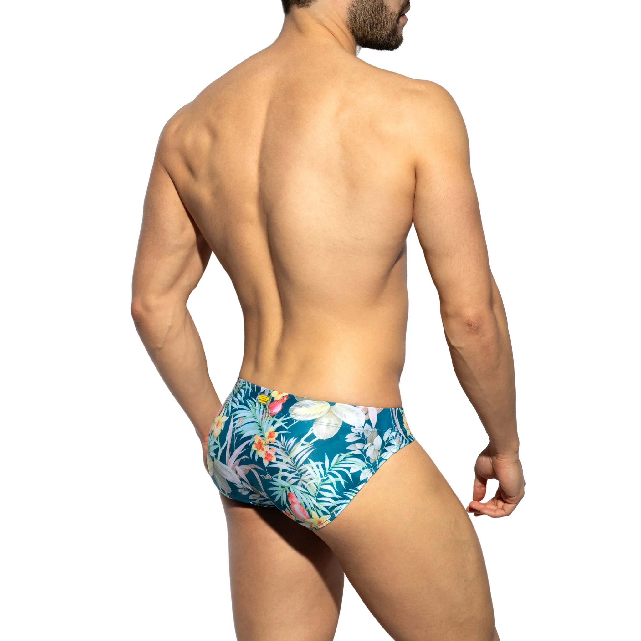 ES Collection Hawaiian Swim Brief Cobalt 2301 - Image 3