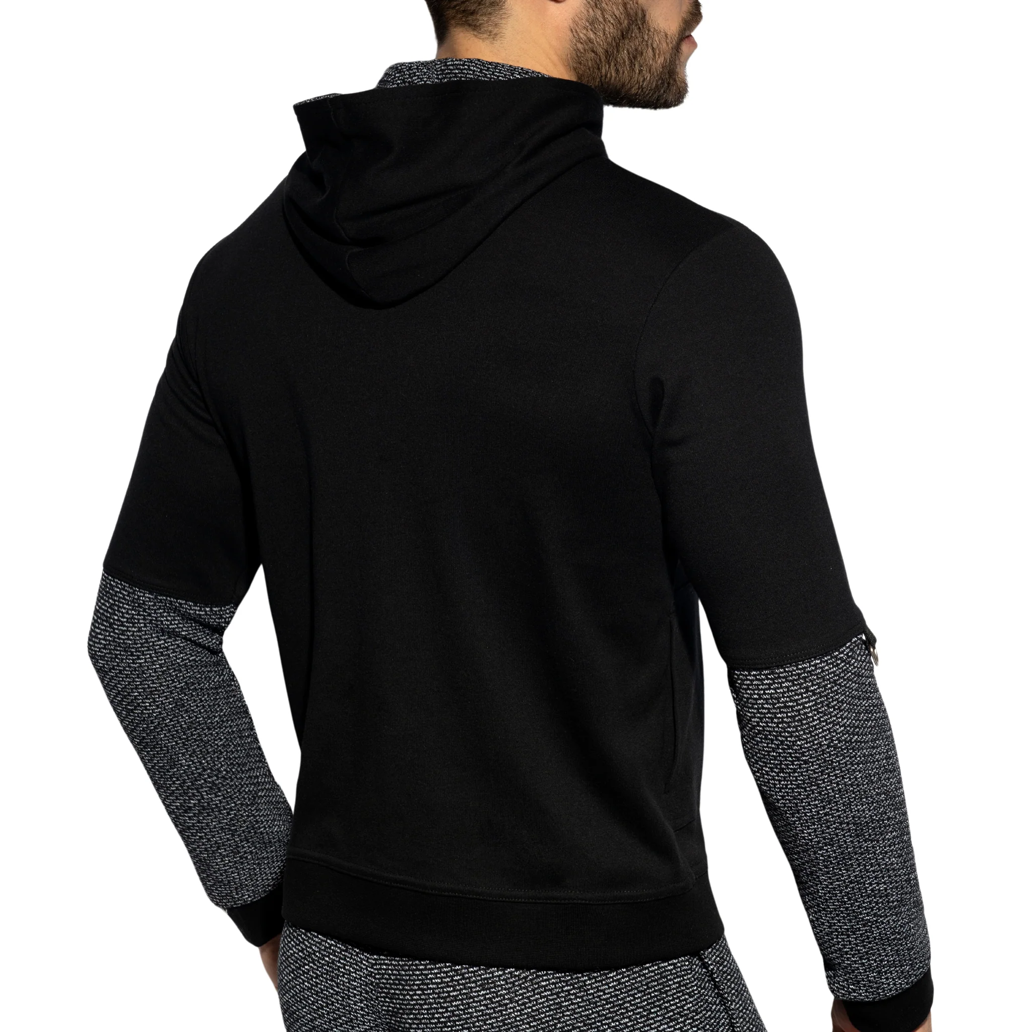 ES Collection High End Spike Hoodie Black SP296 - Image 3