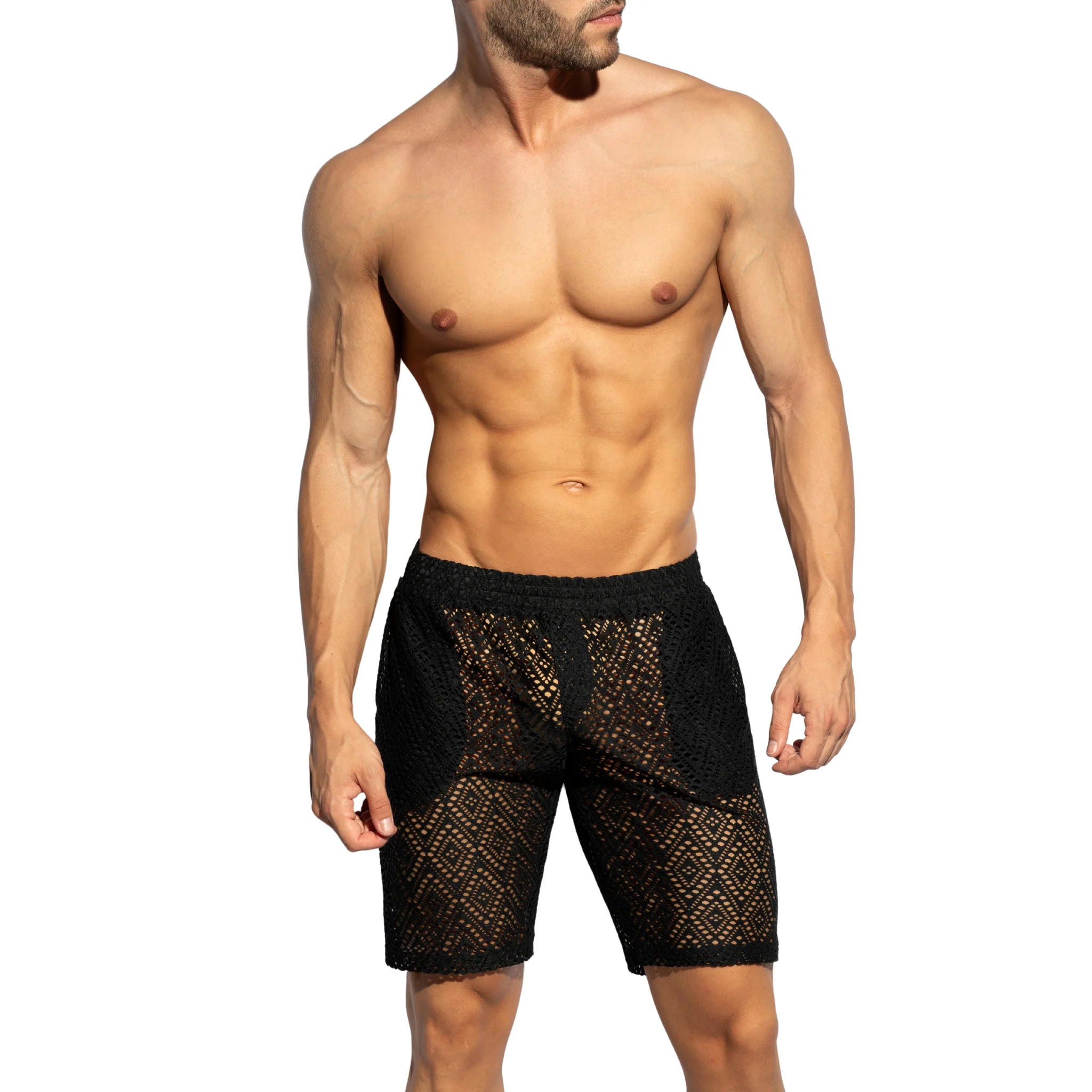 ES Collection Ibiza Retro Bermuda Black SP330 - Image 2
