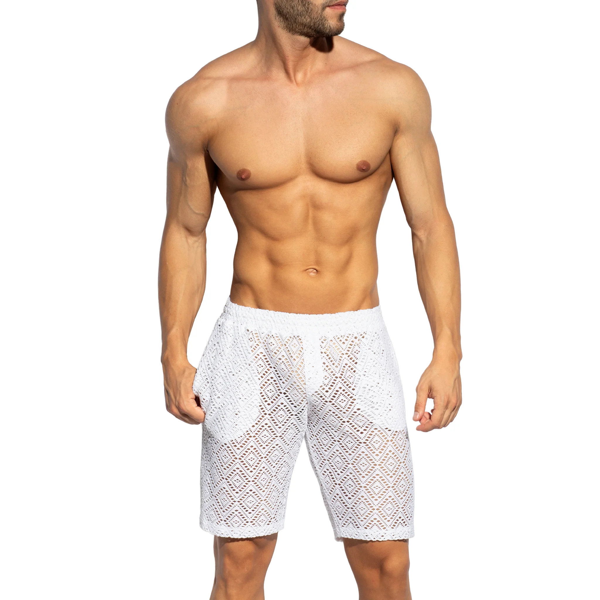 ES Collection Ibiza Retro Bermuda Ivory SP330 - Image 2