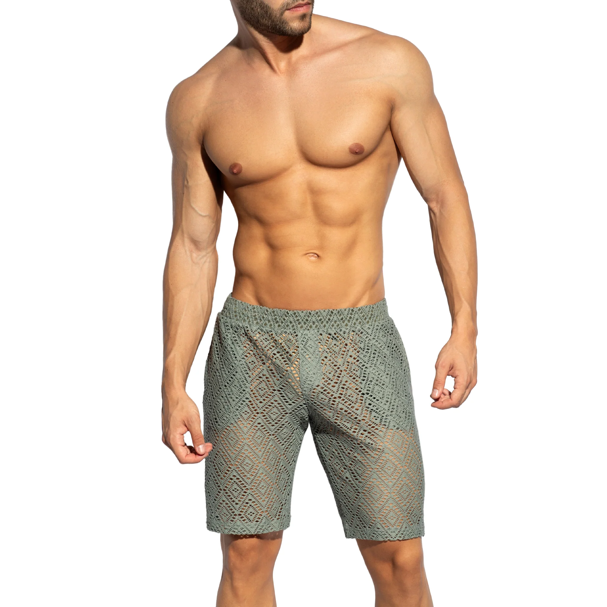 ES Collection Ibiza Retro Bermuda Khaki SP330 - Image 2
