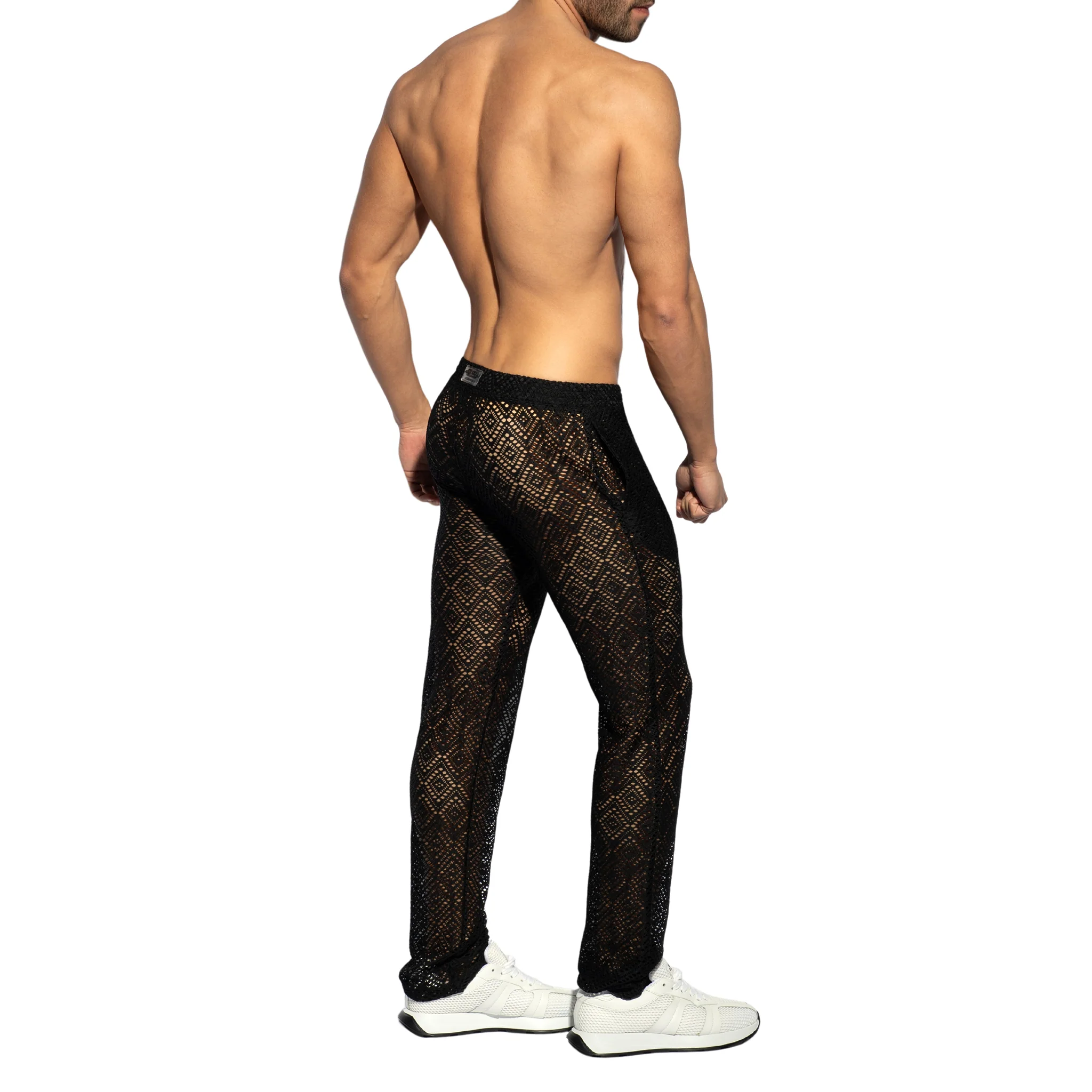 ES Collection Ibiza Retro Long Pants Black SP329 - Image 3