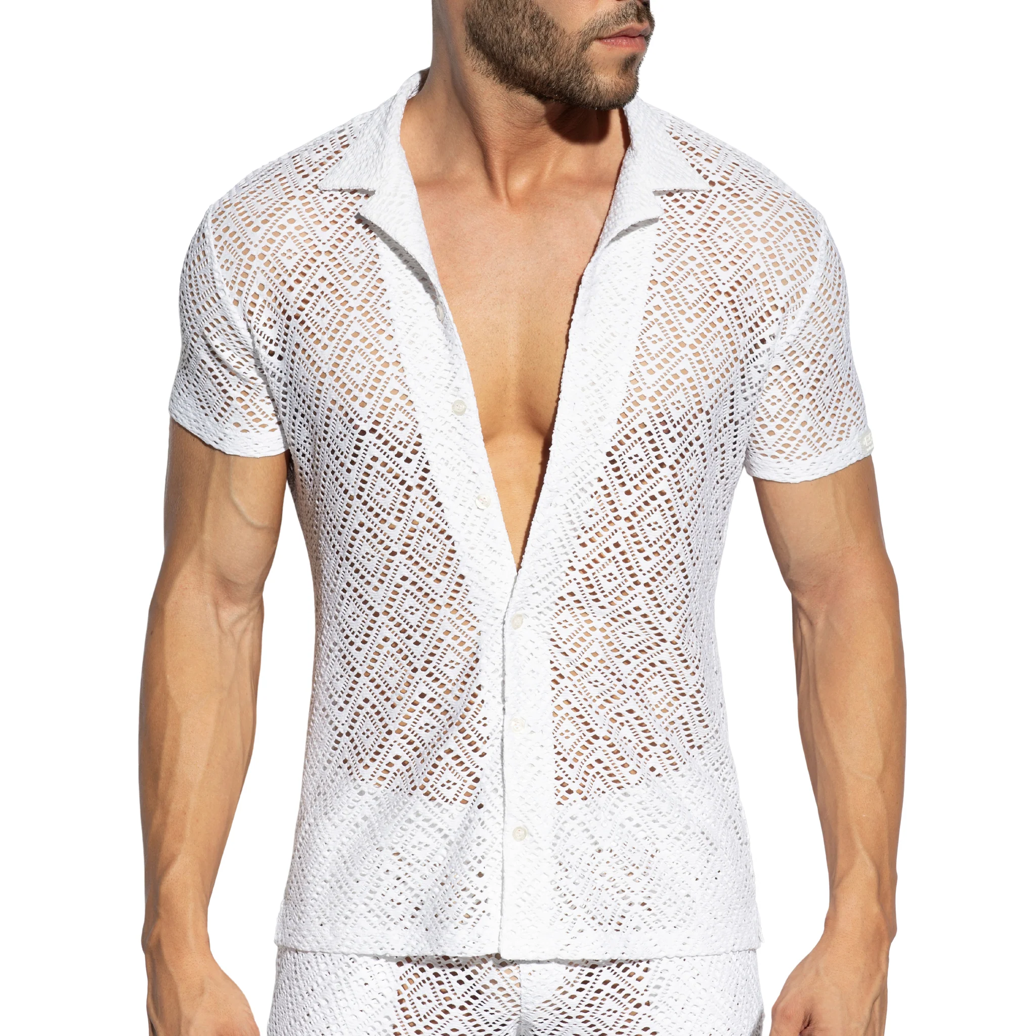 ES Collection Ibiza Retro Shirt Ivory SHT027 - Image 2