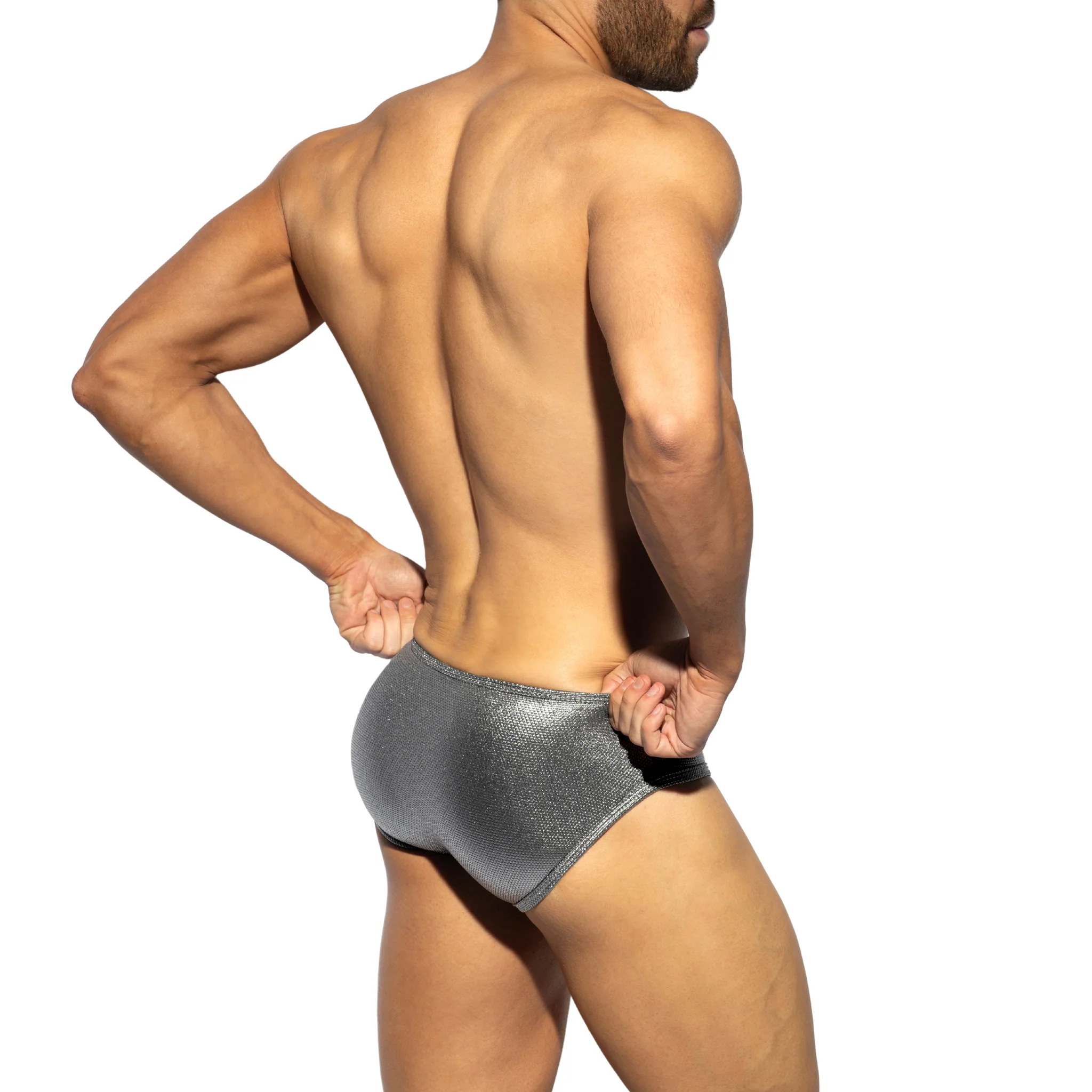 ES Collection Imperial Bikini Brief Silver UN629 - Image 3