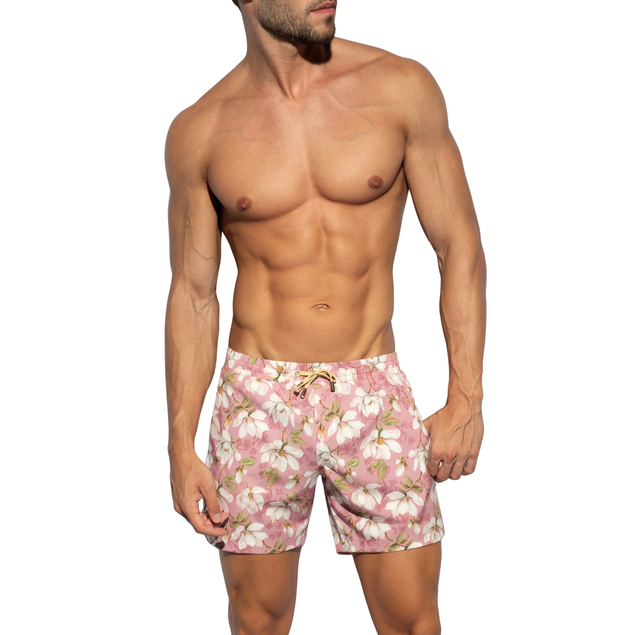 ES Collection Jasmine Swim Shorts Baby Pink 2603 - Image 2