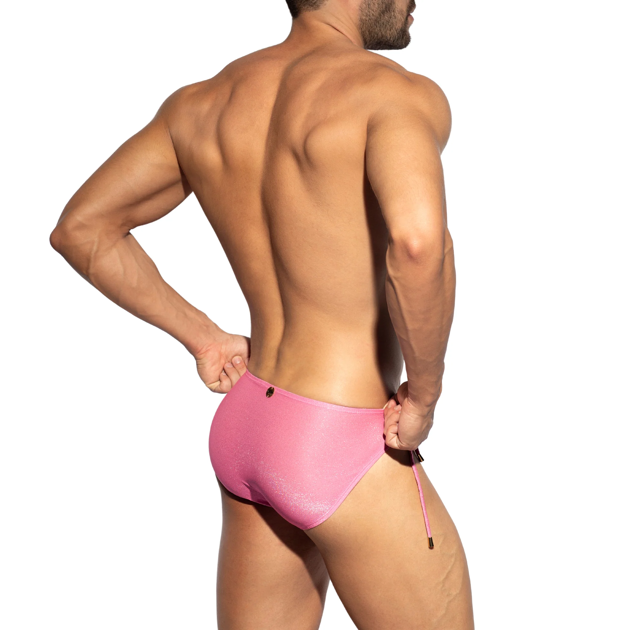 ES Collection Lurex Bikini Brief Pink 2315 - Image 3