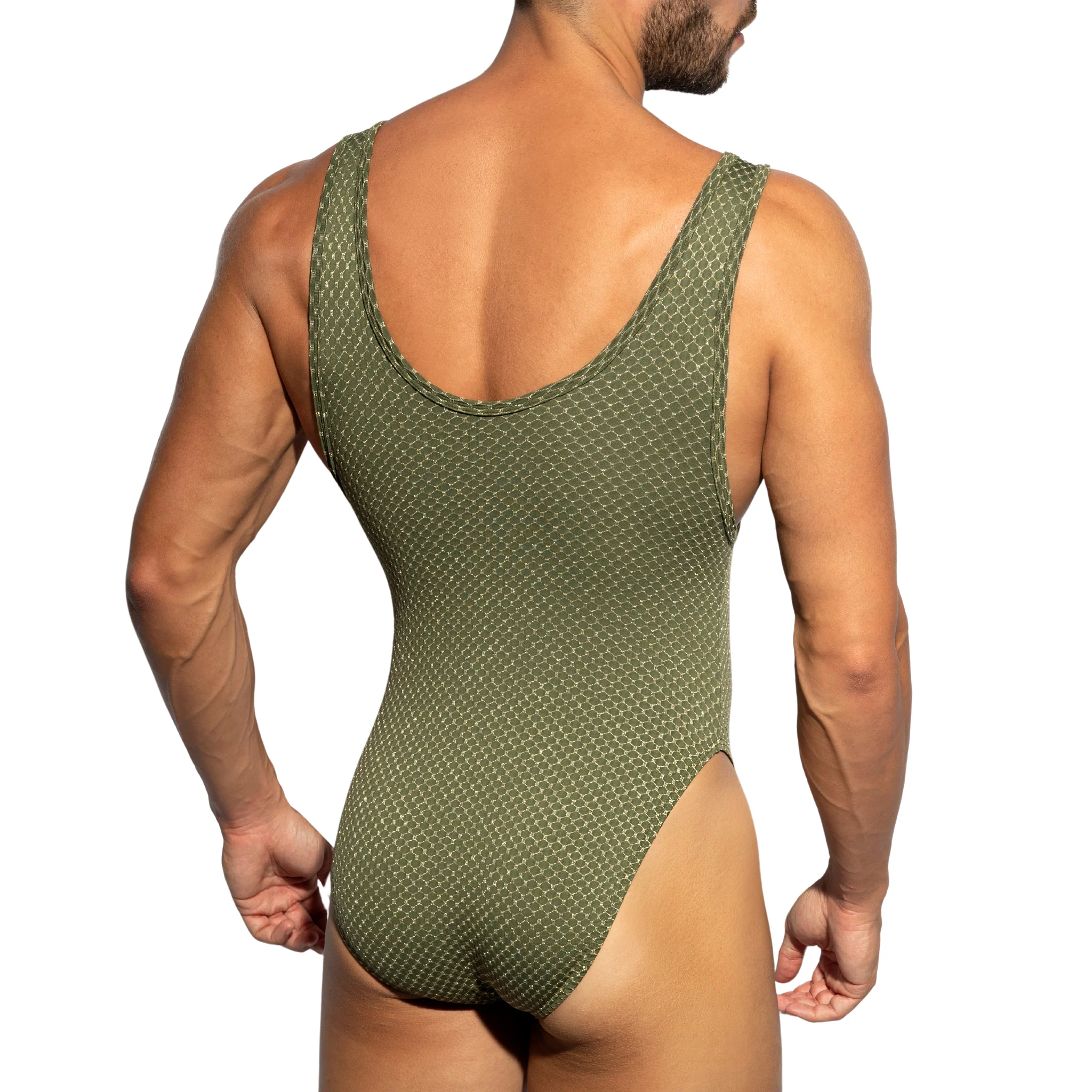 ES Collection Luxury Swimsuit Khaki 2228 - Image 3