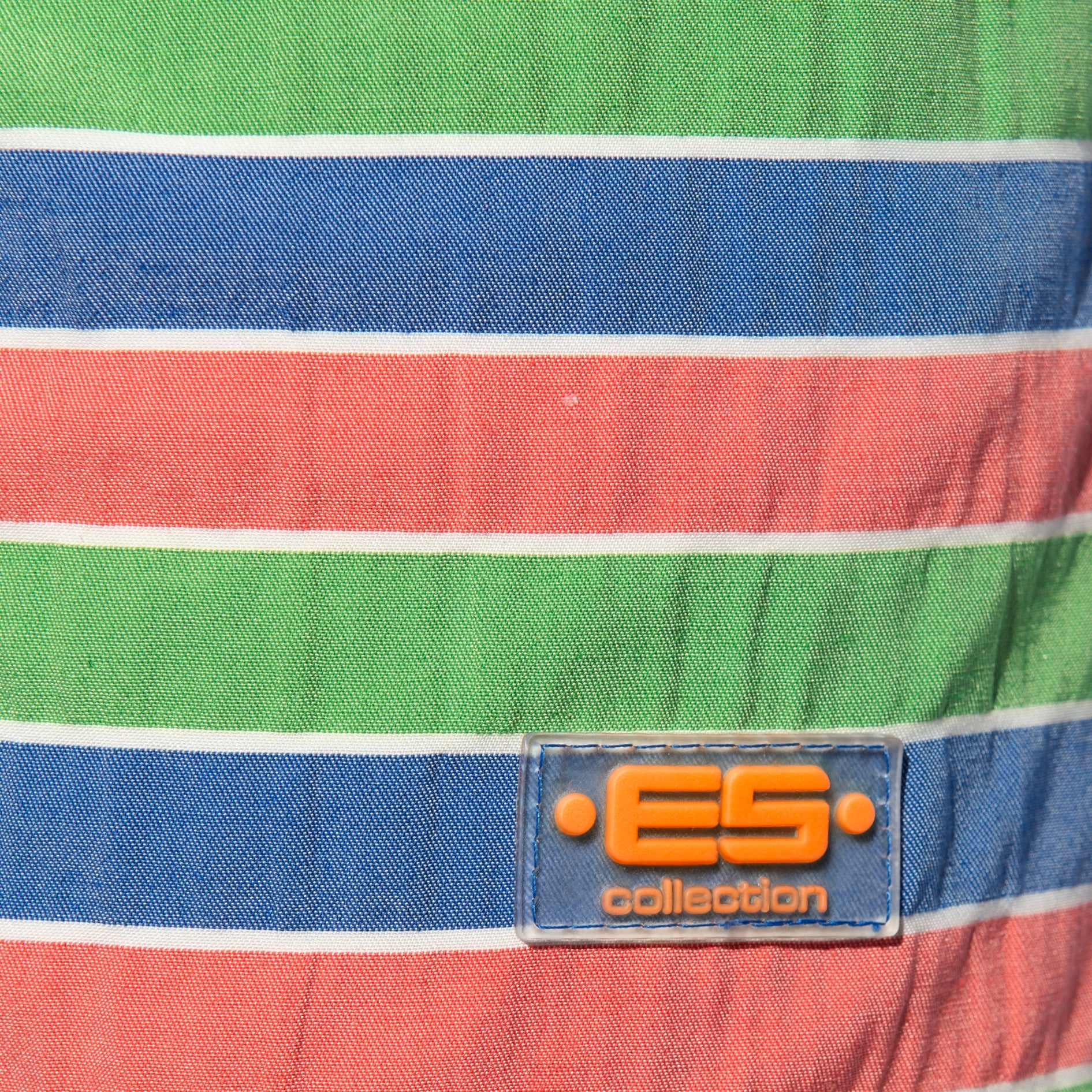 ES Collection Multi Stripes Swim Shorts Green 2505 - Image 4