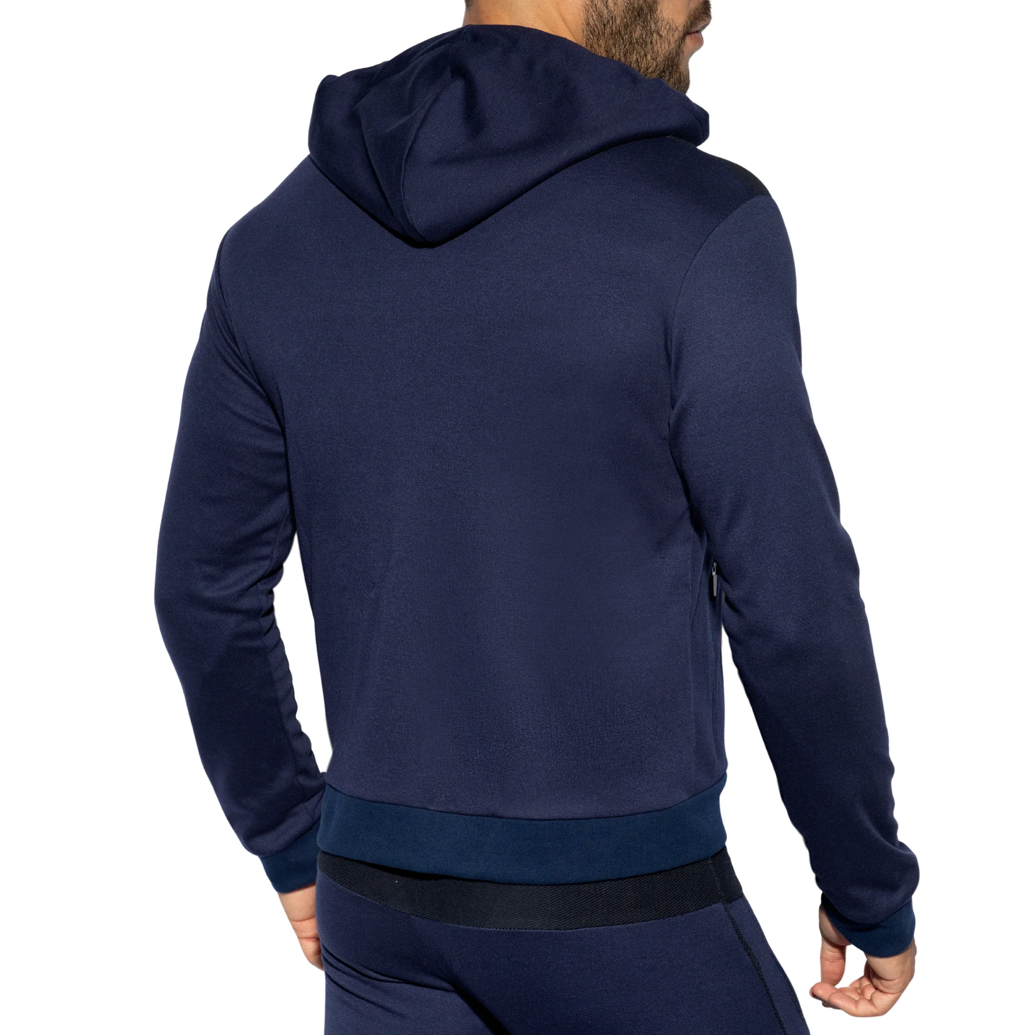 ES Collection Navy Combi Hoodie Navy SP276 - Image 3