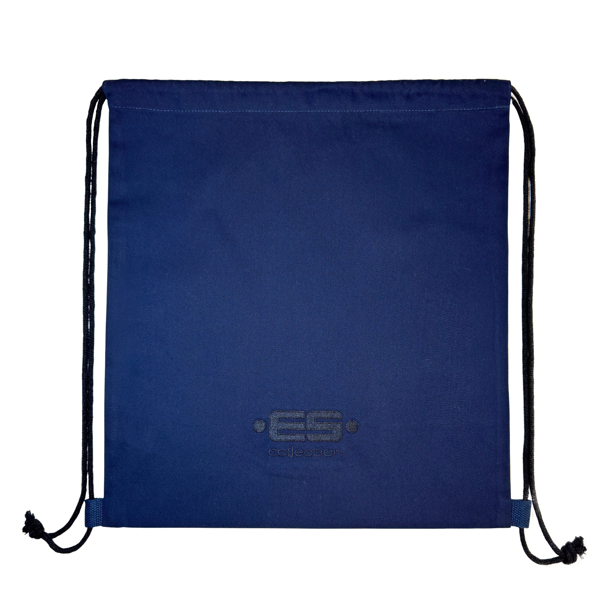 ES Collection Navy Cotton Beach Bag Navy AC248 - Image 2