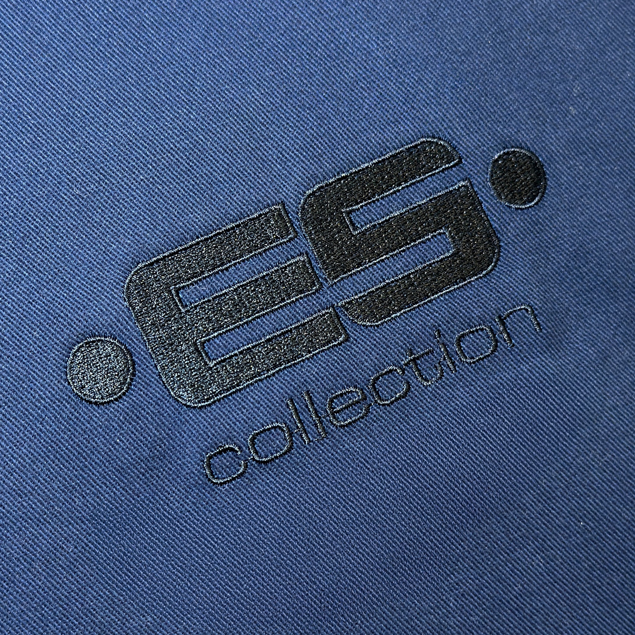 ES Collection Navy Cotton Beach Bag Navy AC248 - Image 4