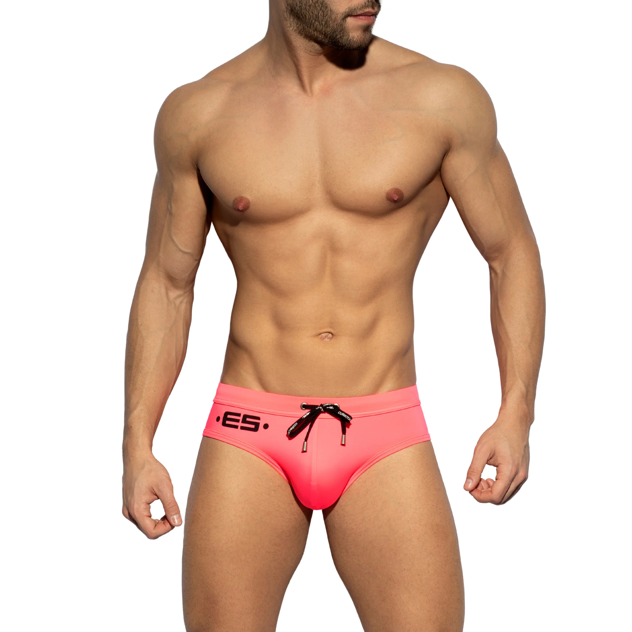 ES Collection Neon Swim Brief Neon Pink 2105 - Image 2