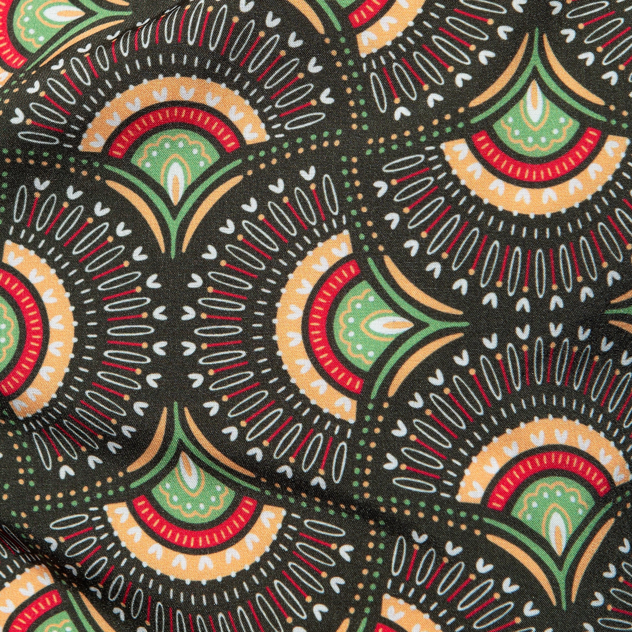 ES Collection Peacock Print Swim Shorts Khaki 2606 - Image 4