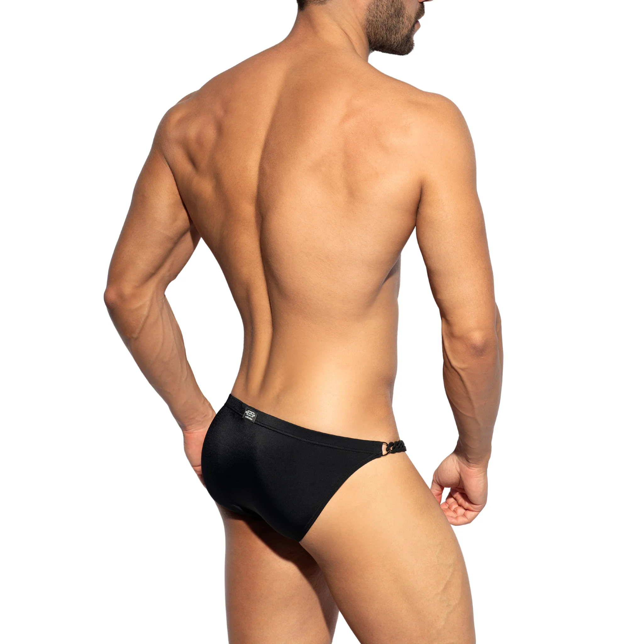 ES Collection Persian Bikini Swim Brief Black 2313 - Image 3