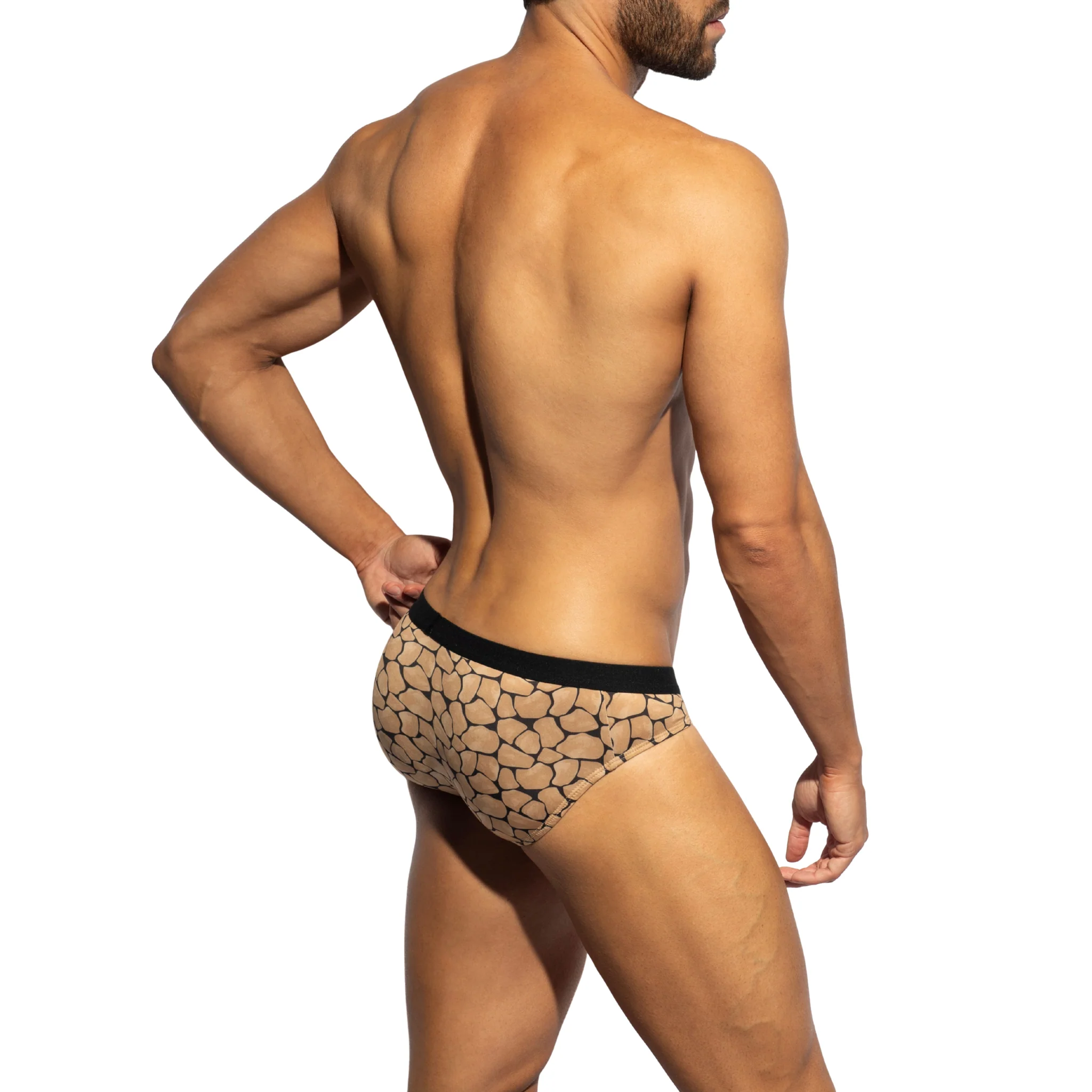 ES Collection Piedra Seca Bikini Brief Black UN641 - Image 3