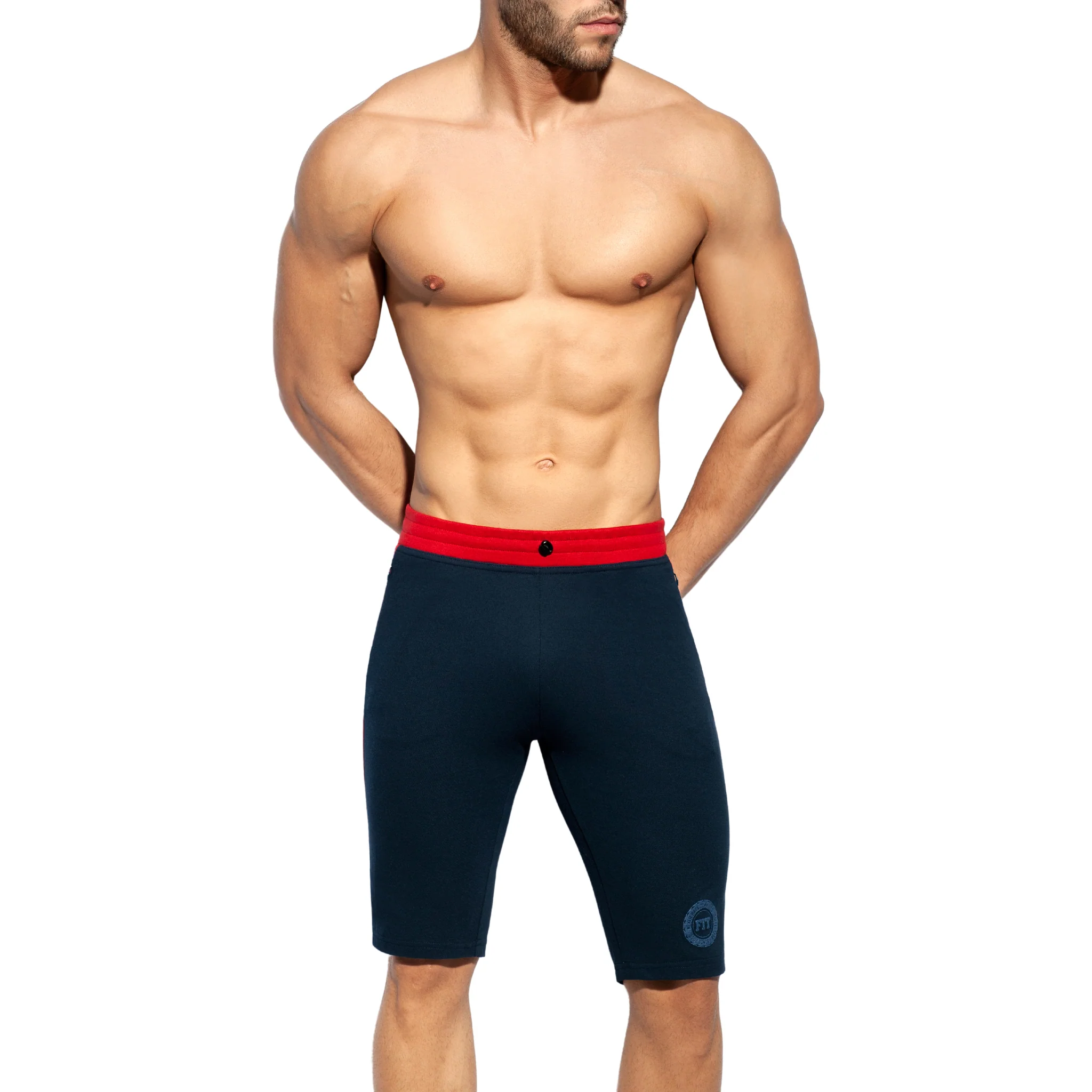 ES Collection Pique Fit Bermudas Navy SP245 - Image 2