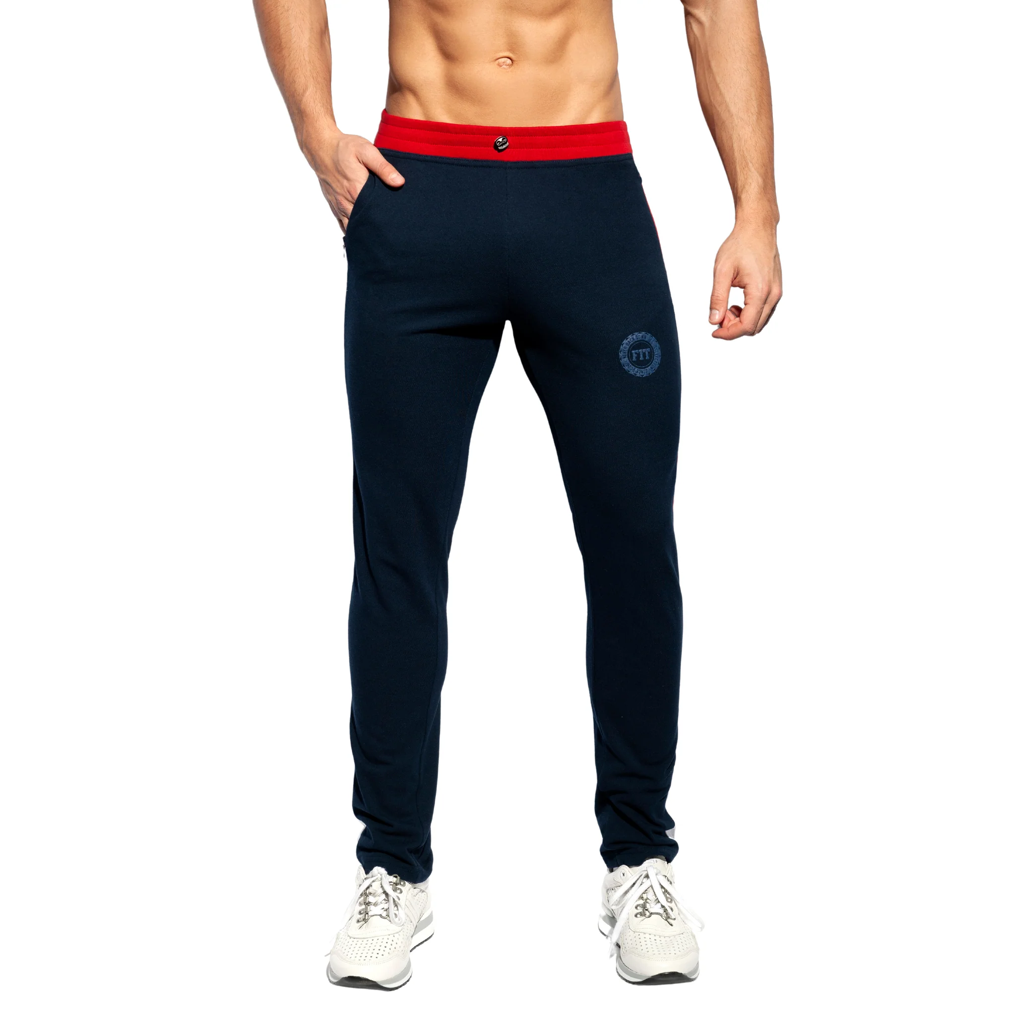 ES Collection Pique Fit Pants Navy SP244 - Image 2