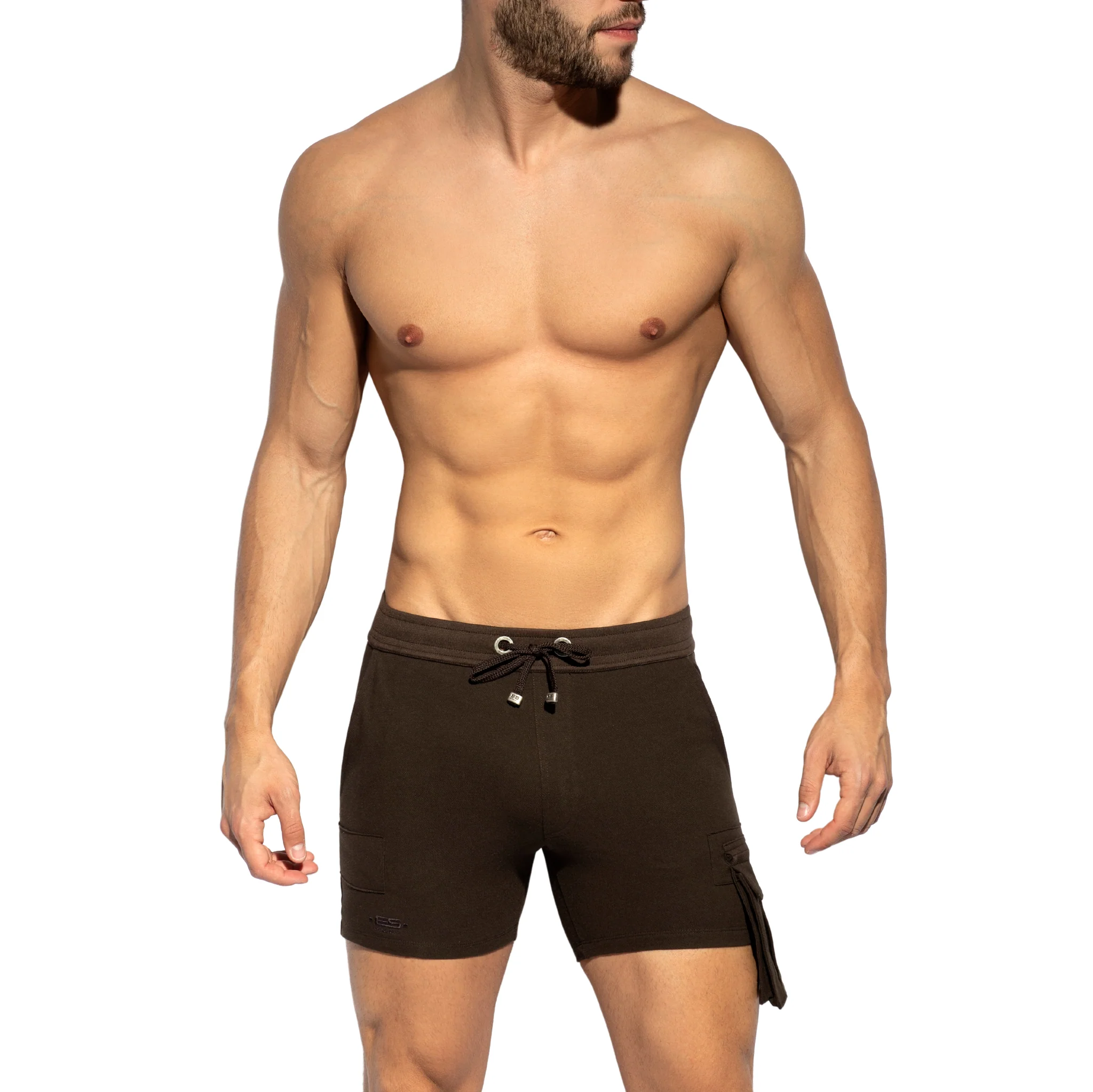 ES Collection Pique Short Brown SP260 - Image 2