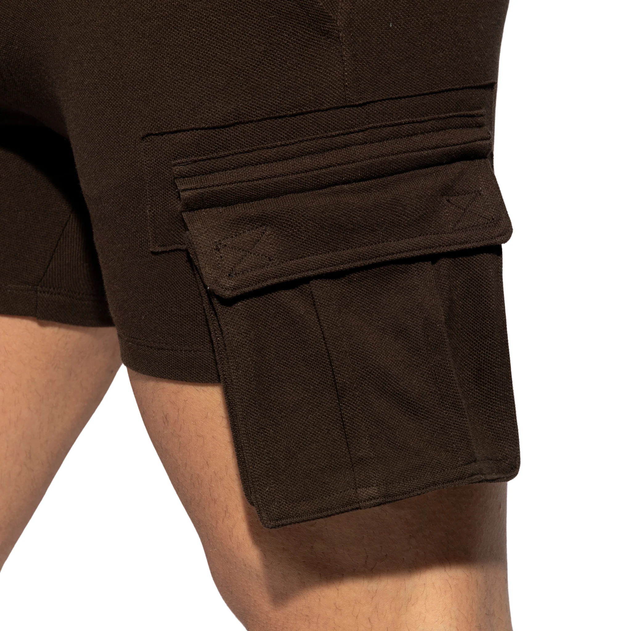 ES Collection Pique Short Brown SP260 - Image 4