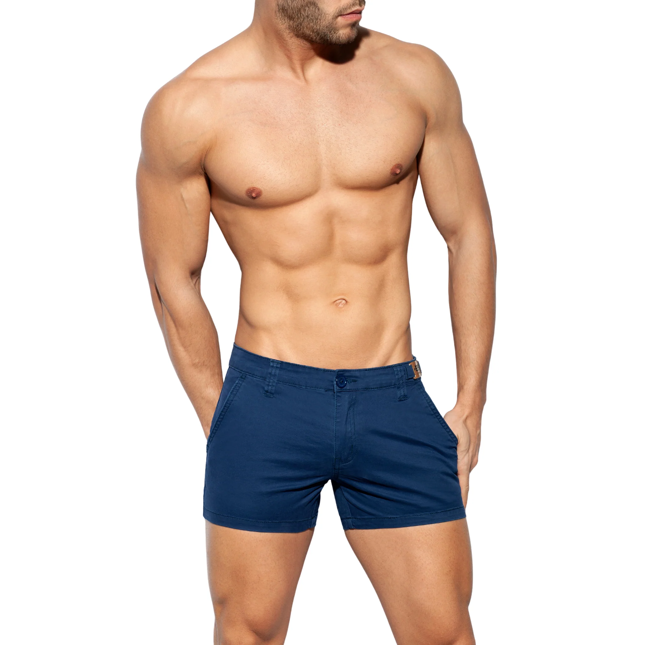 ES Collection Plain Cargo Short Navy ESJ055 - Image 2