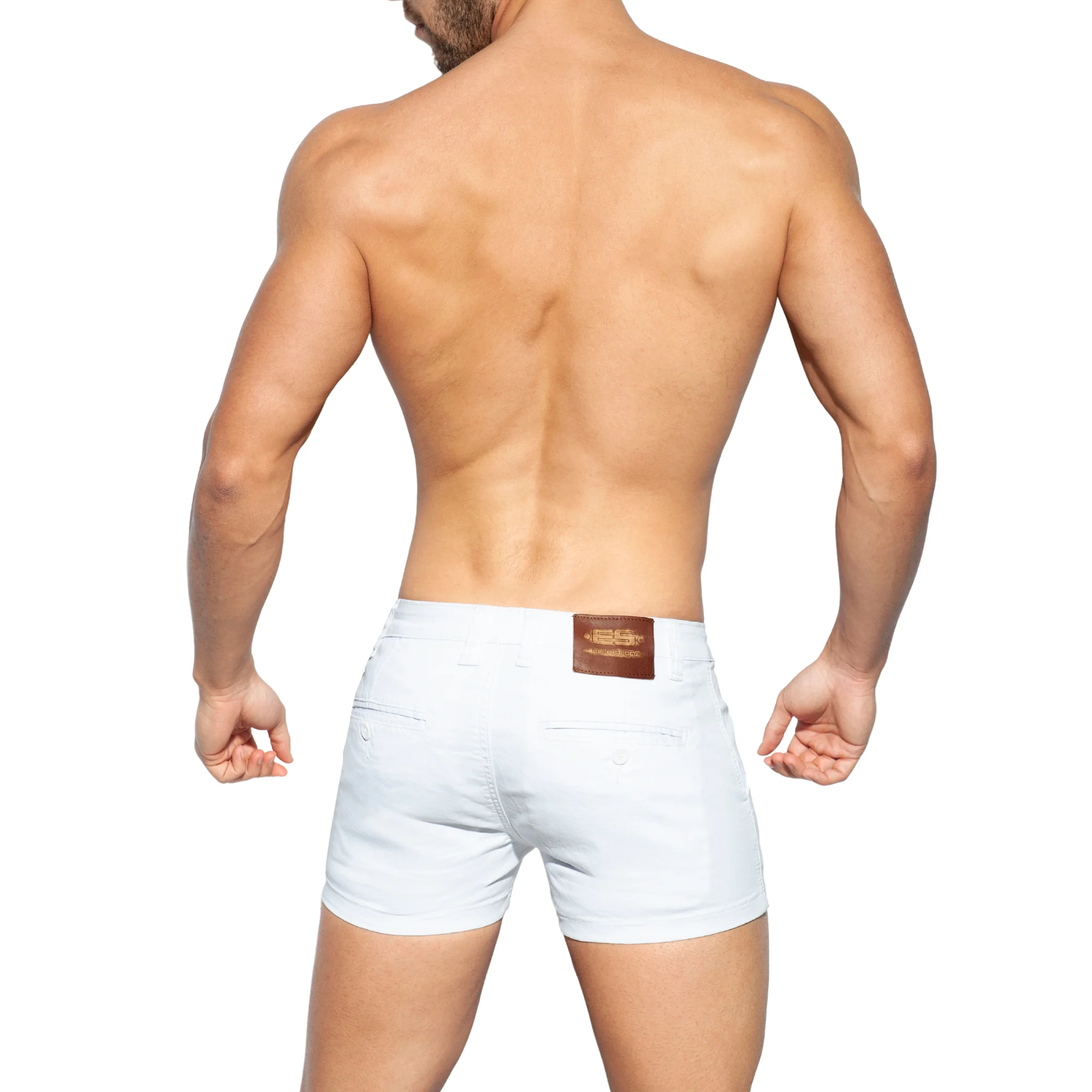 ES Collection Plain Cargo Short White ESJ055 - Image 3