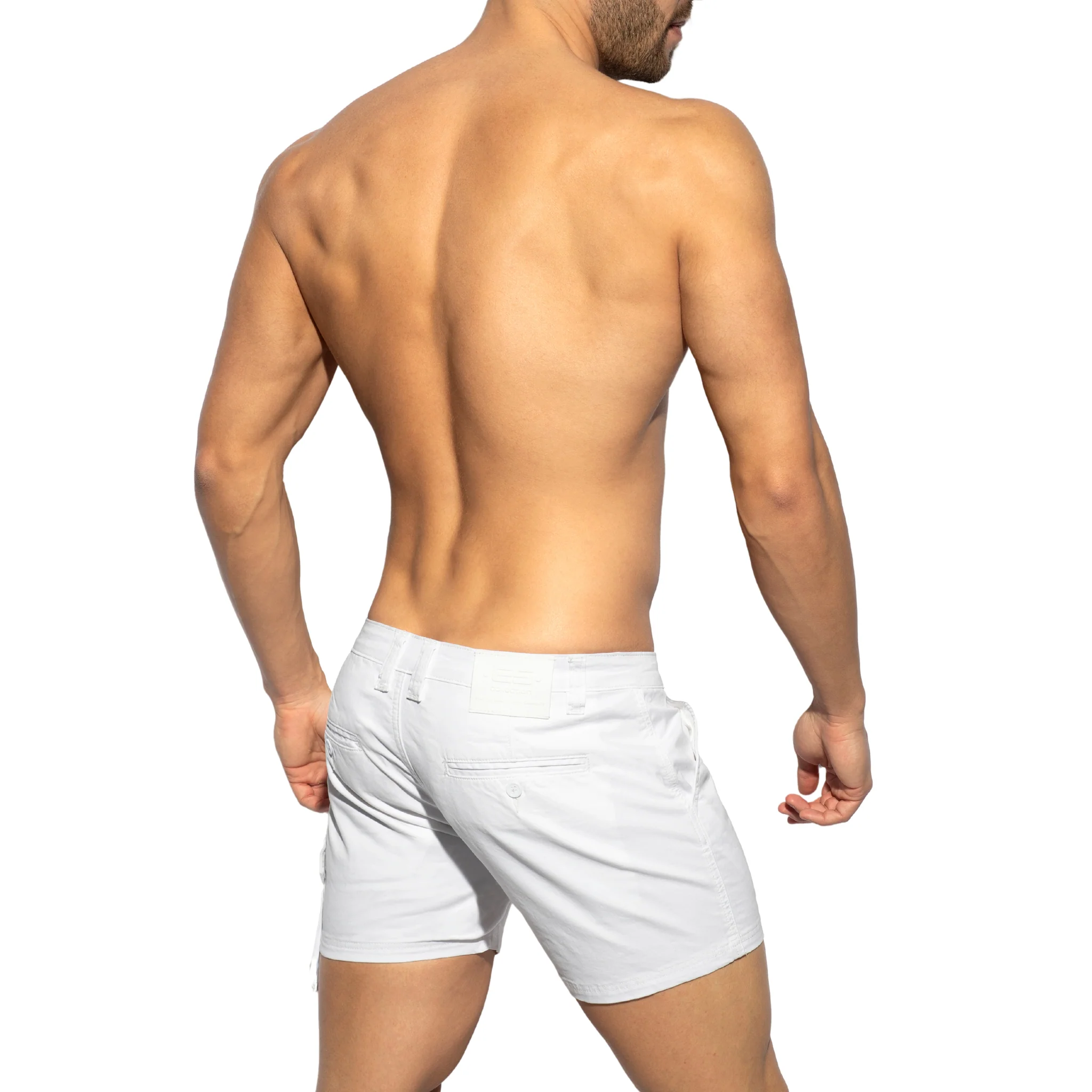 ES Collection Pocket Cargo Short White ESJ062 - Image 3