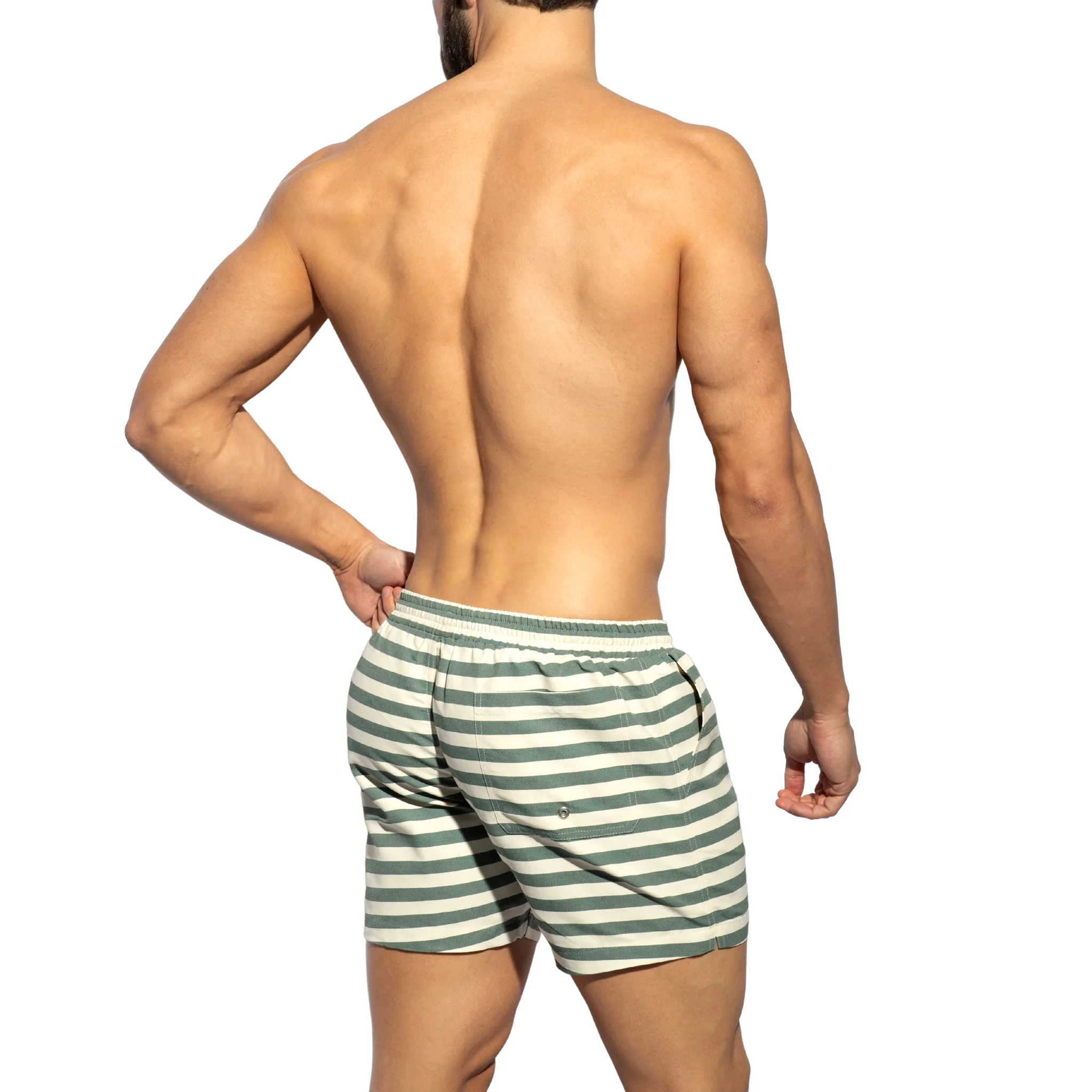 ES Collection Prisoner Board Shorts Green 2507 - Image 3