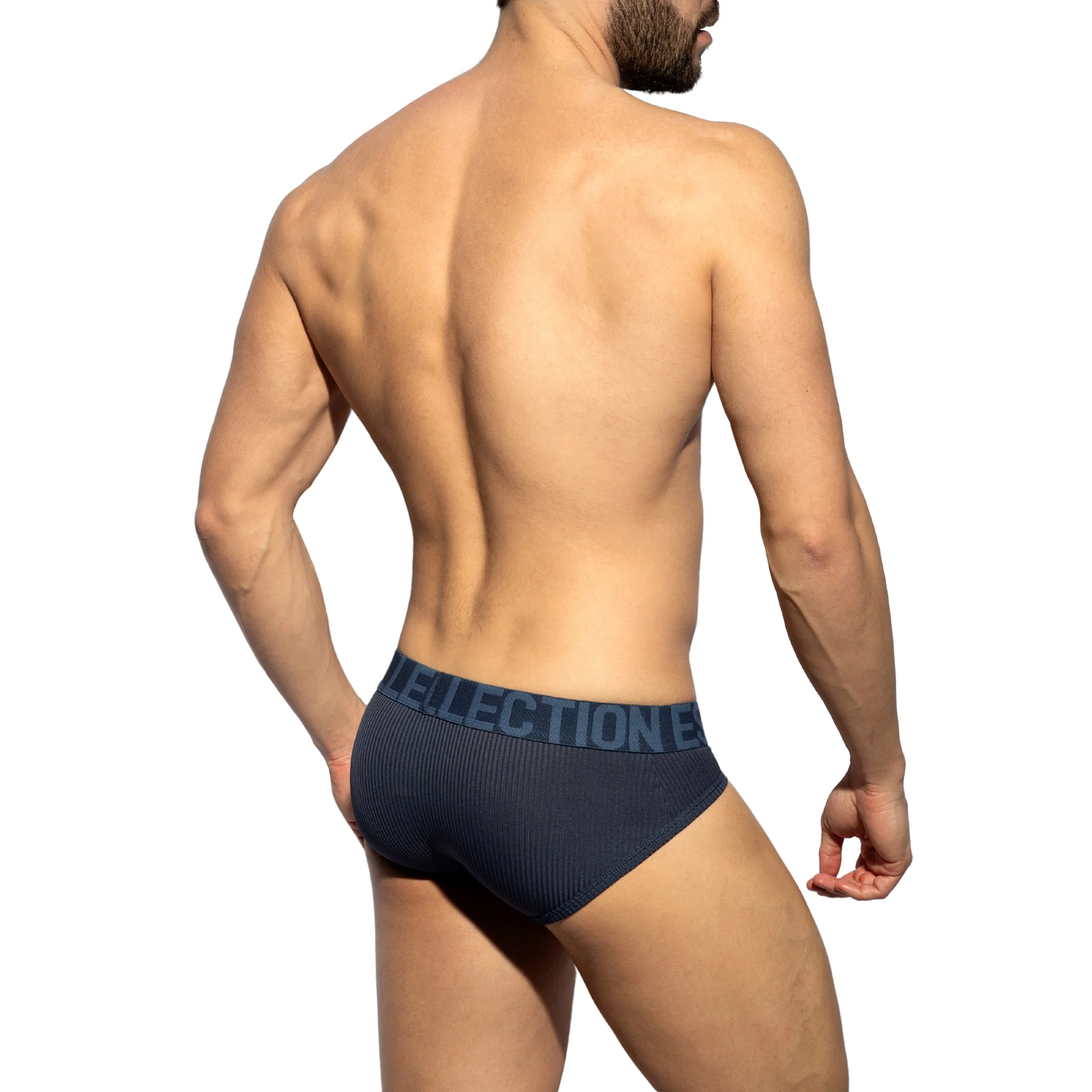 ES Collection Recycled Rib Brief Navy UN570 - Image 3