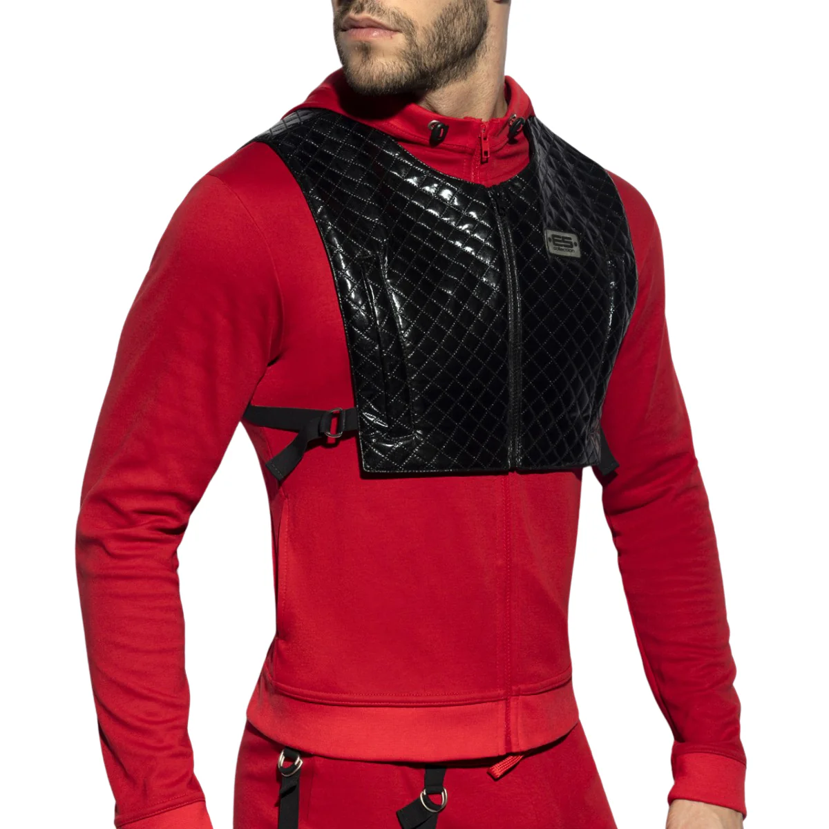ES Collection Removable Top Hoodie Red SP284