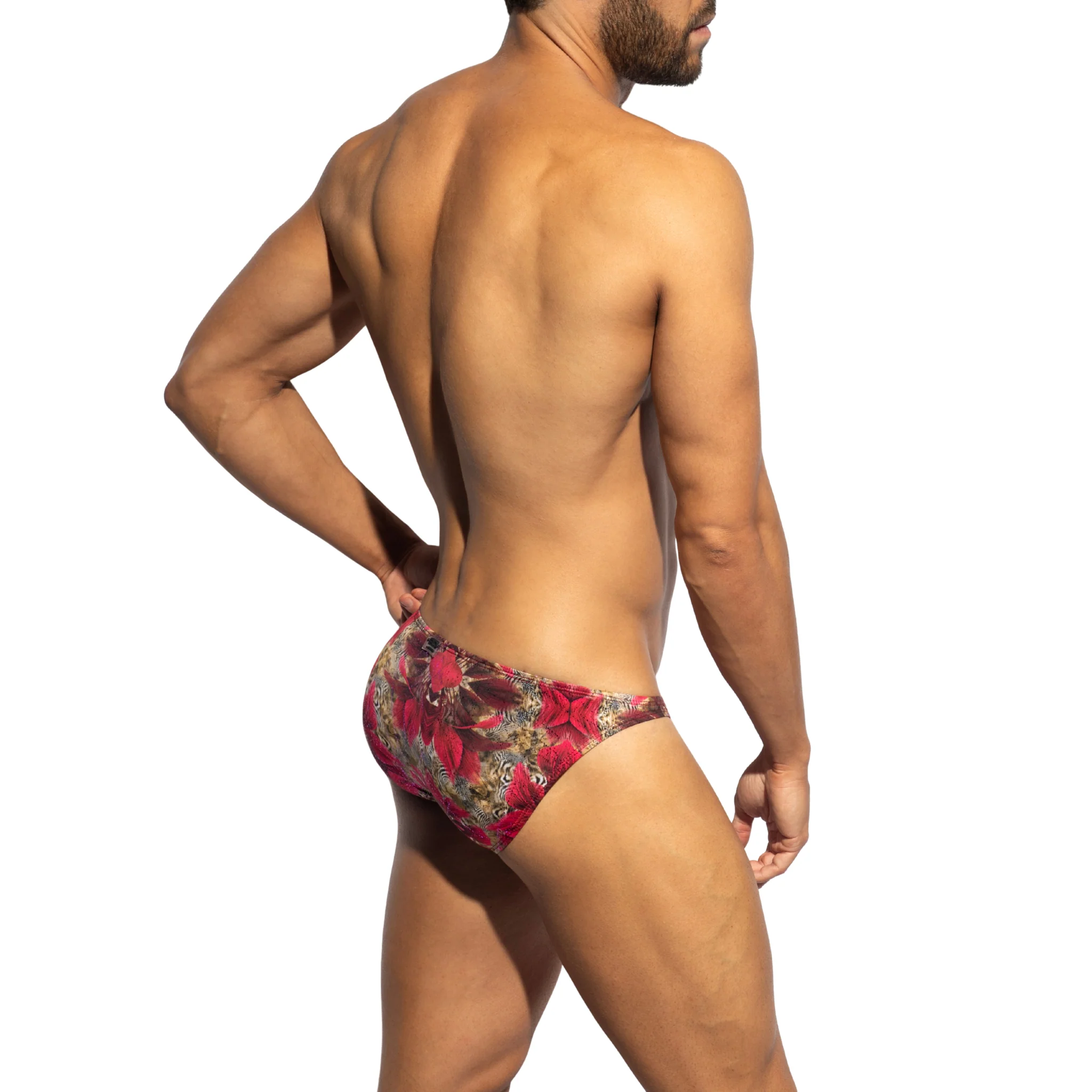 ES Collection Safari Bikini Brief Fuchsia UN645 - Image 3