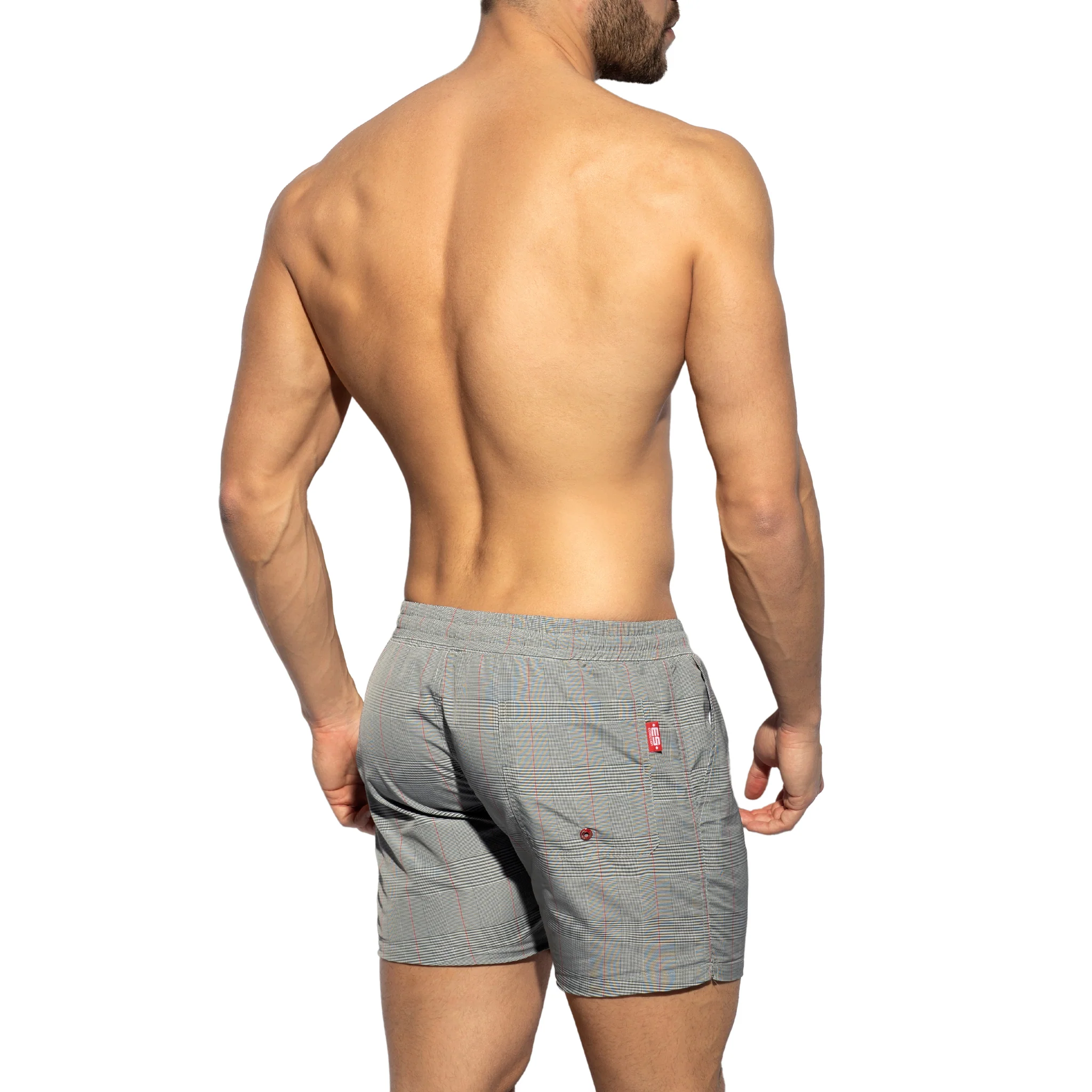 ES Collection Scottish Boardshorts Red 2222 - Image 3