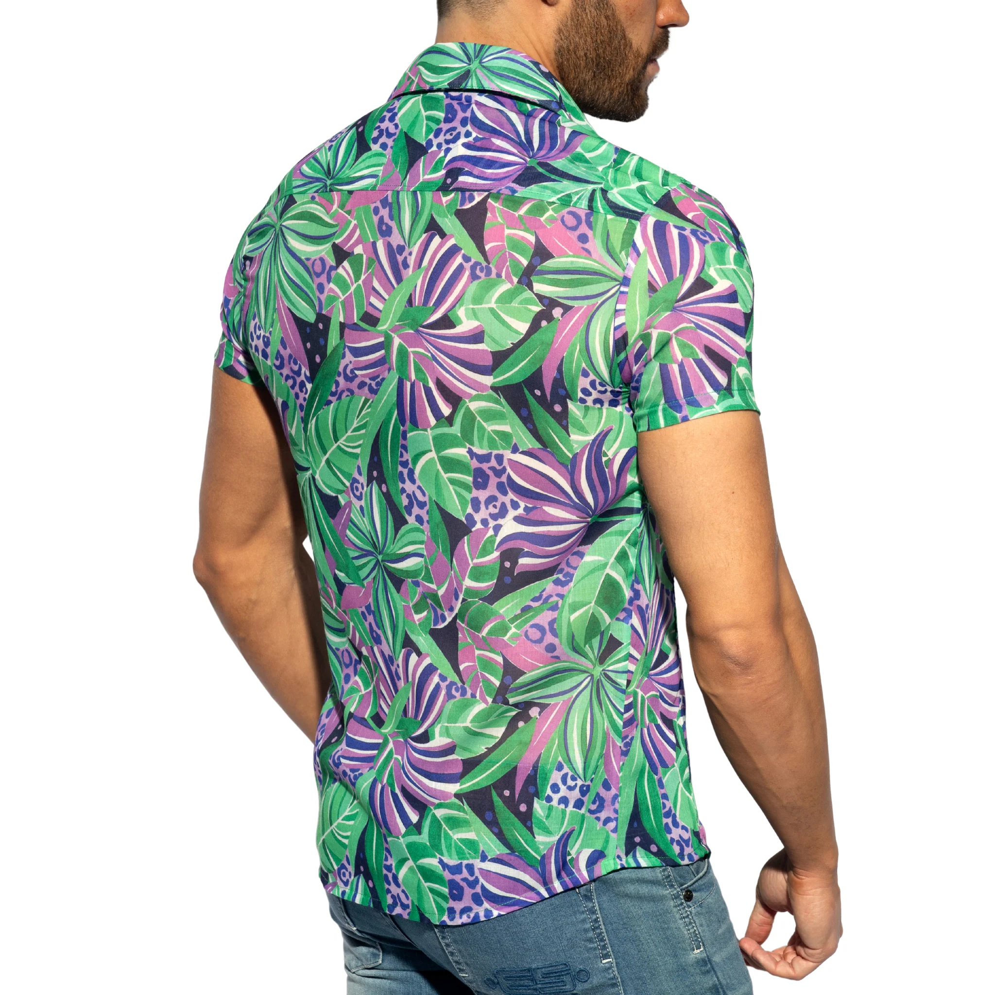 ES Collection Seychelles Shirt Violet SHT030 - Image 3