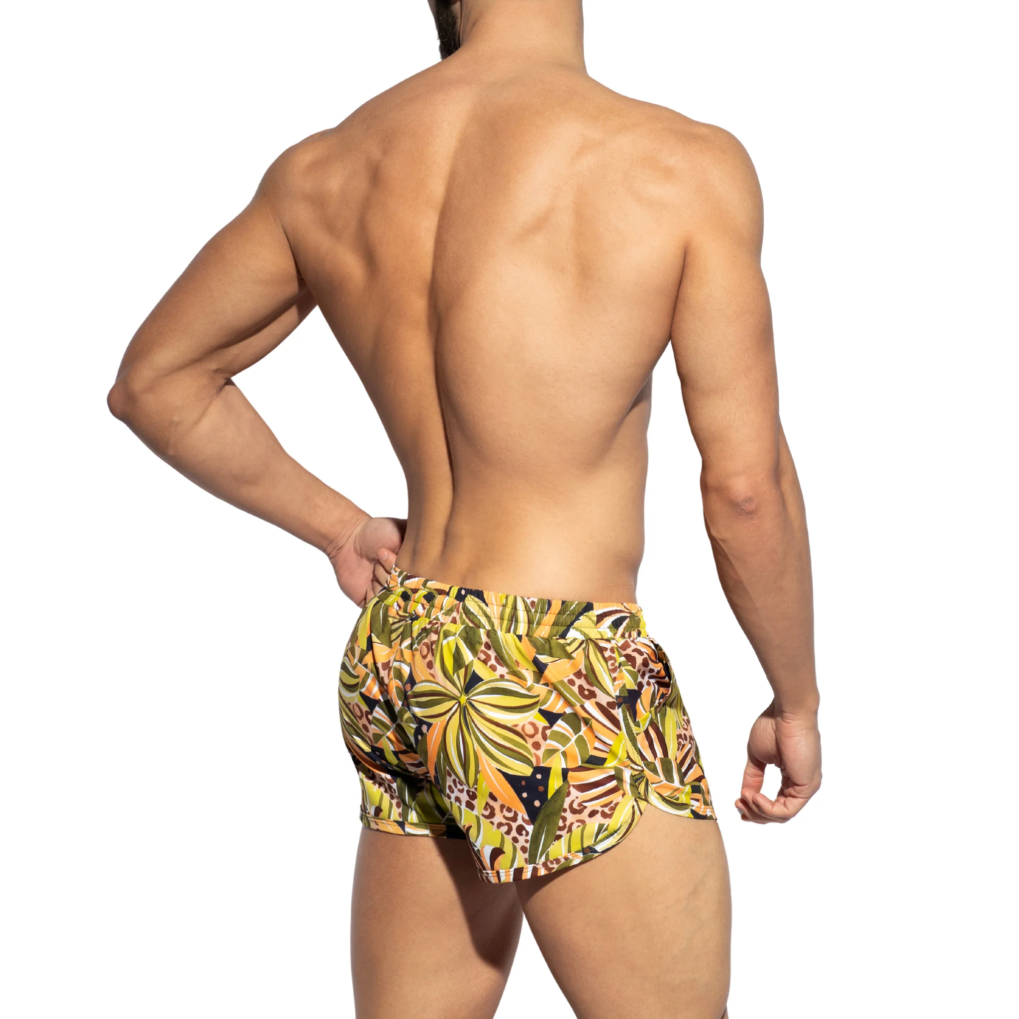 ES Collection Seychelles Swim Shorts Khaki 2514 - Image 3
